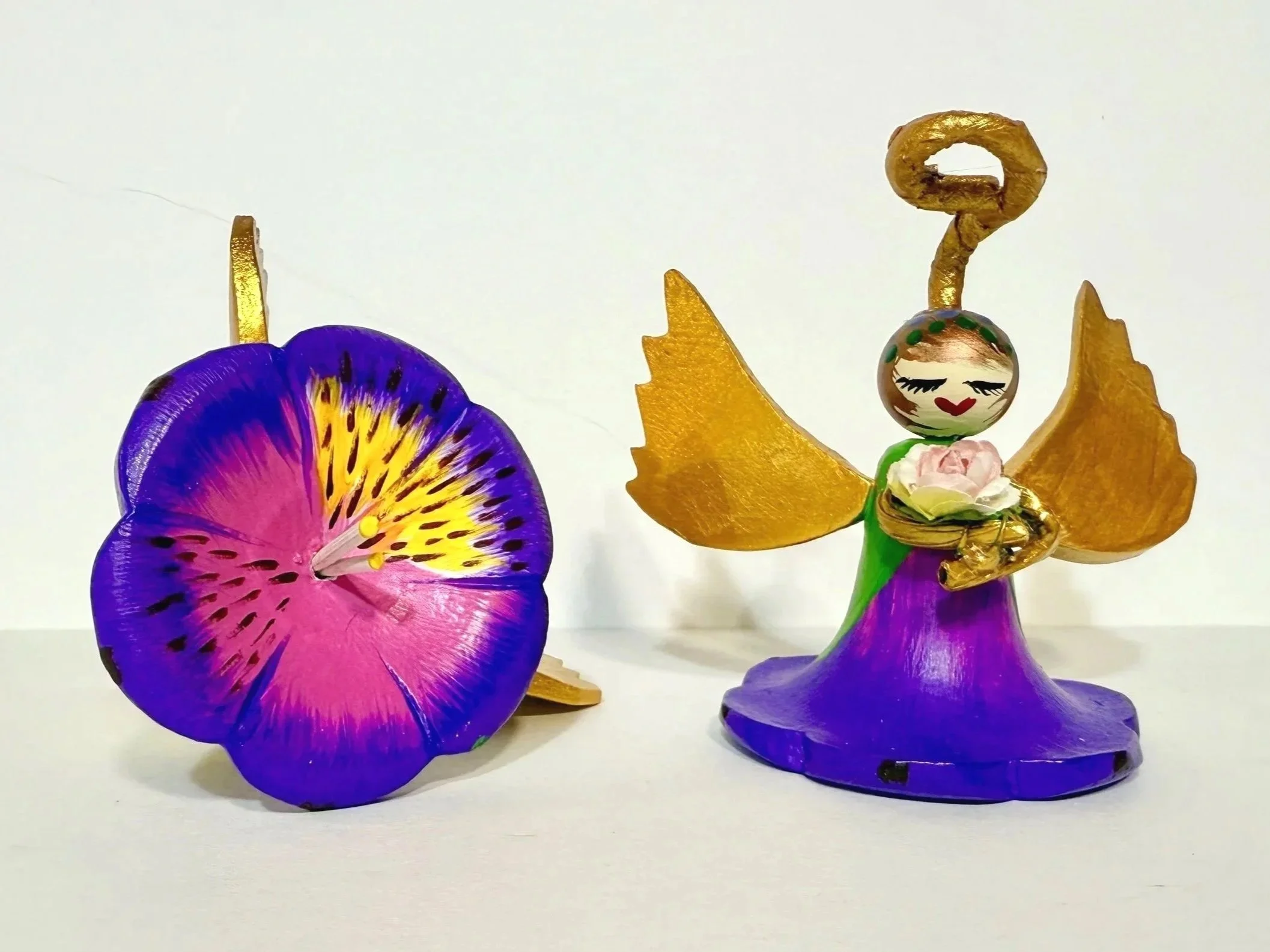 Purple/Pink Flower Angel