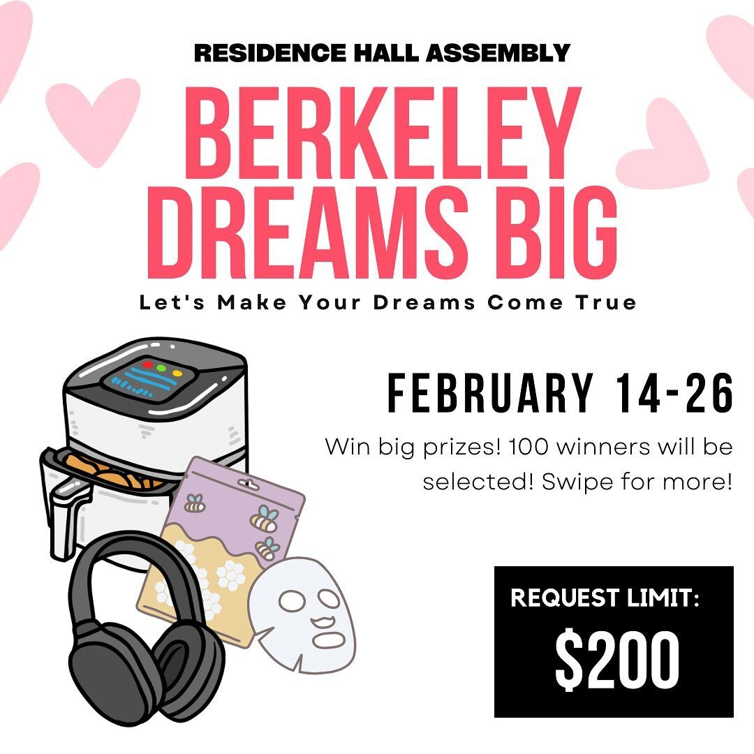 Berkeley Dreams Big is BACK and better than ever! 100 guaranteed gifts to help you achieve your dreams! Link in bio.