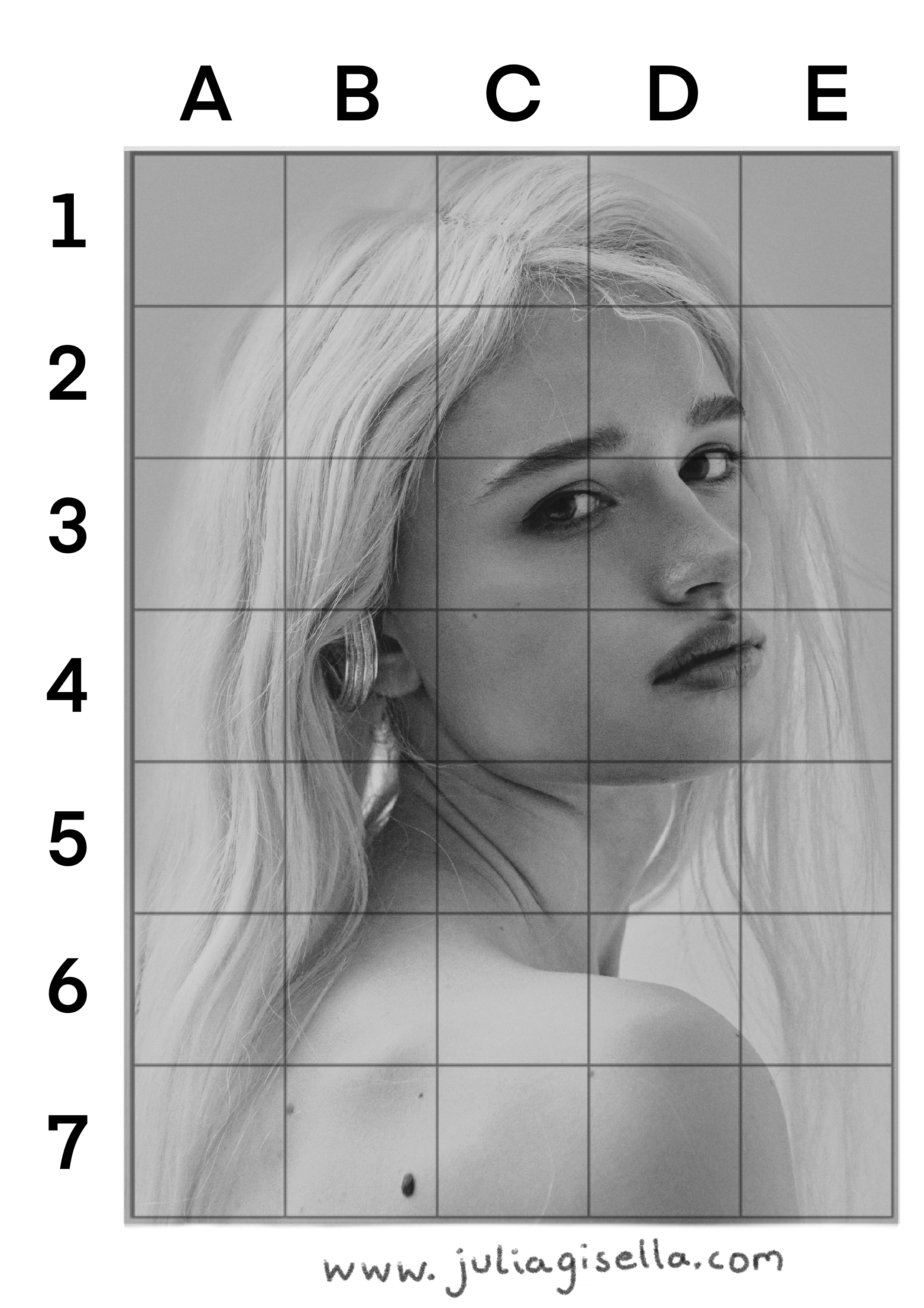 Drawing Guide To Draw Along - Julia Gisella