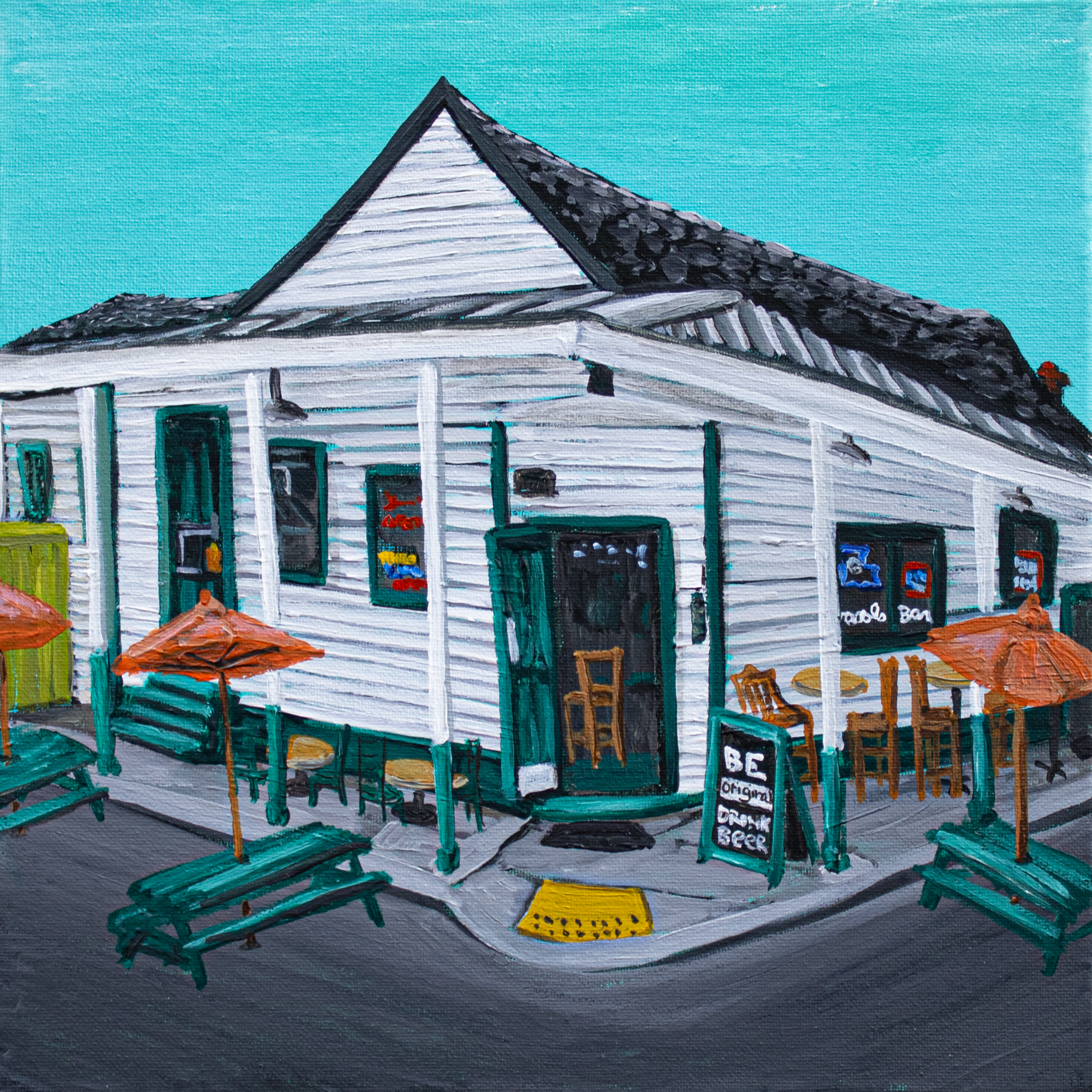 Bar Study 33 Print- Parasol's