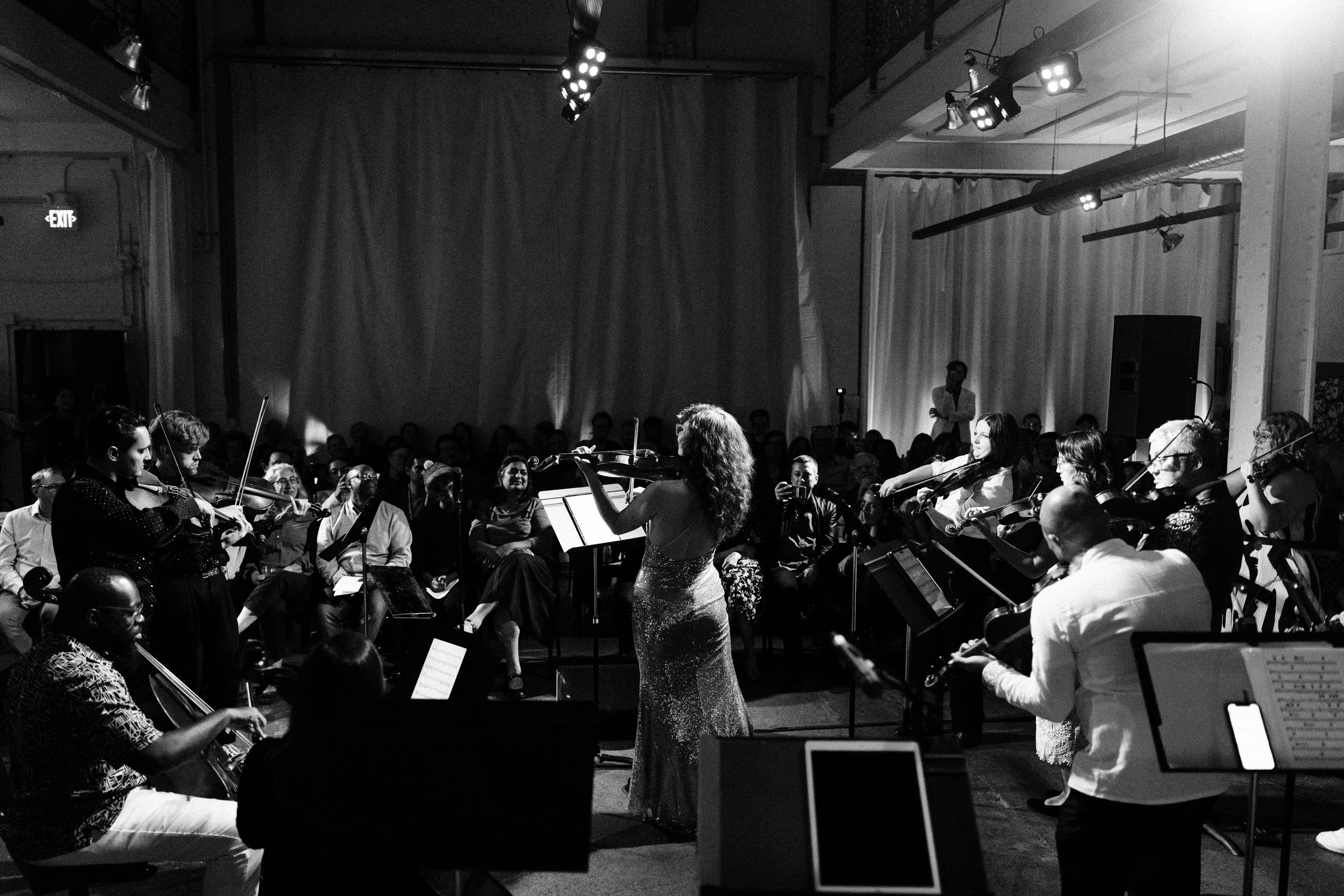 One Found Sound performing at Heron Arts, photo by @backstagejackson