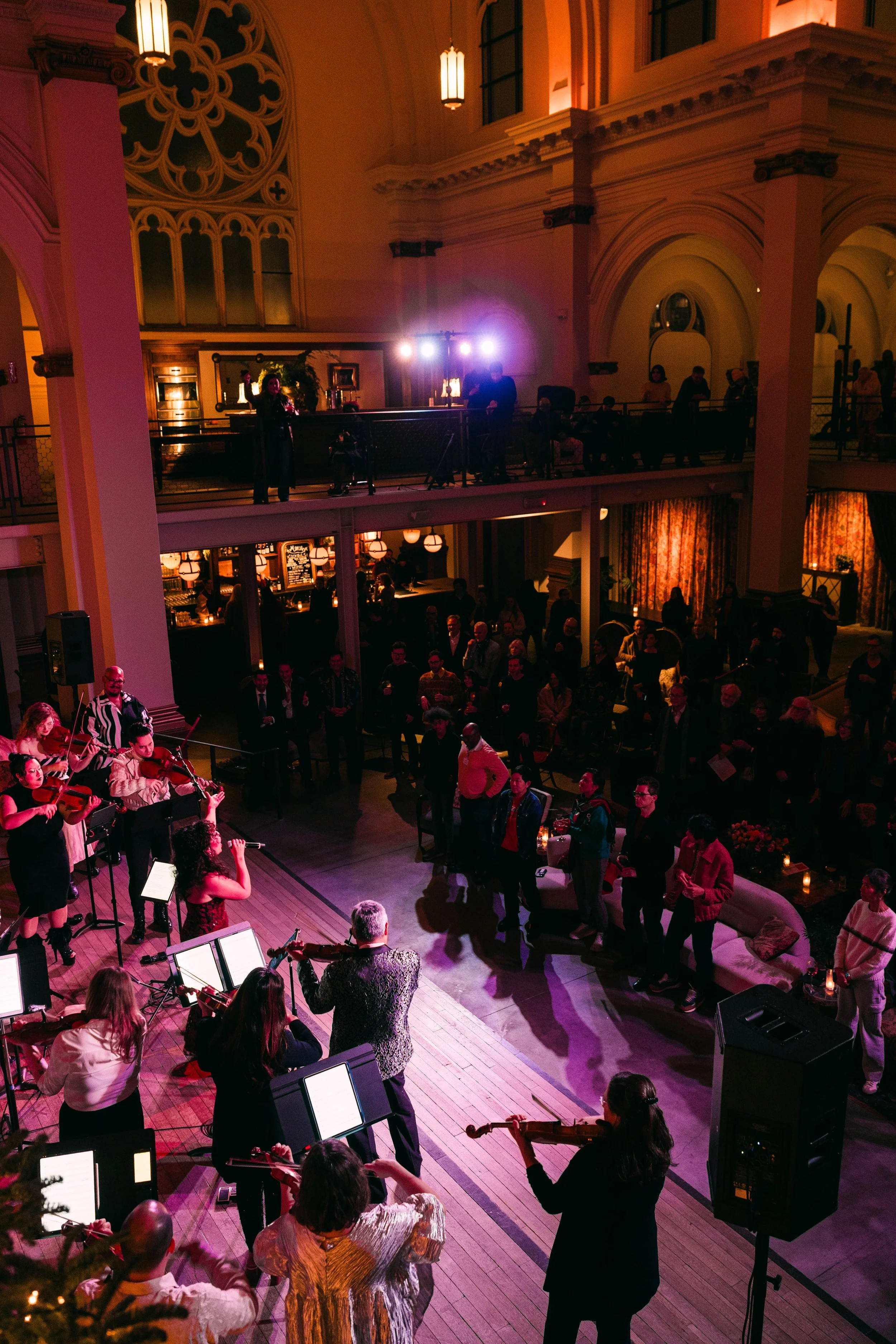 One Found Sound performing at St. Joseph's Arts Society, photo by @backstagejackson