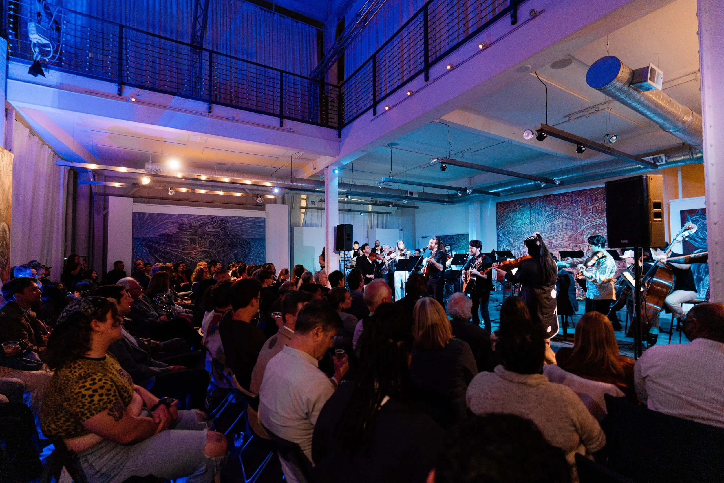 One Found Sound performing at Heron Arts, photo by @backstagejackson