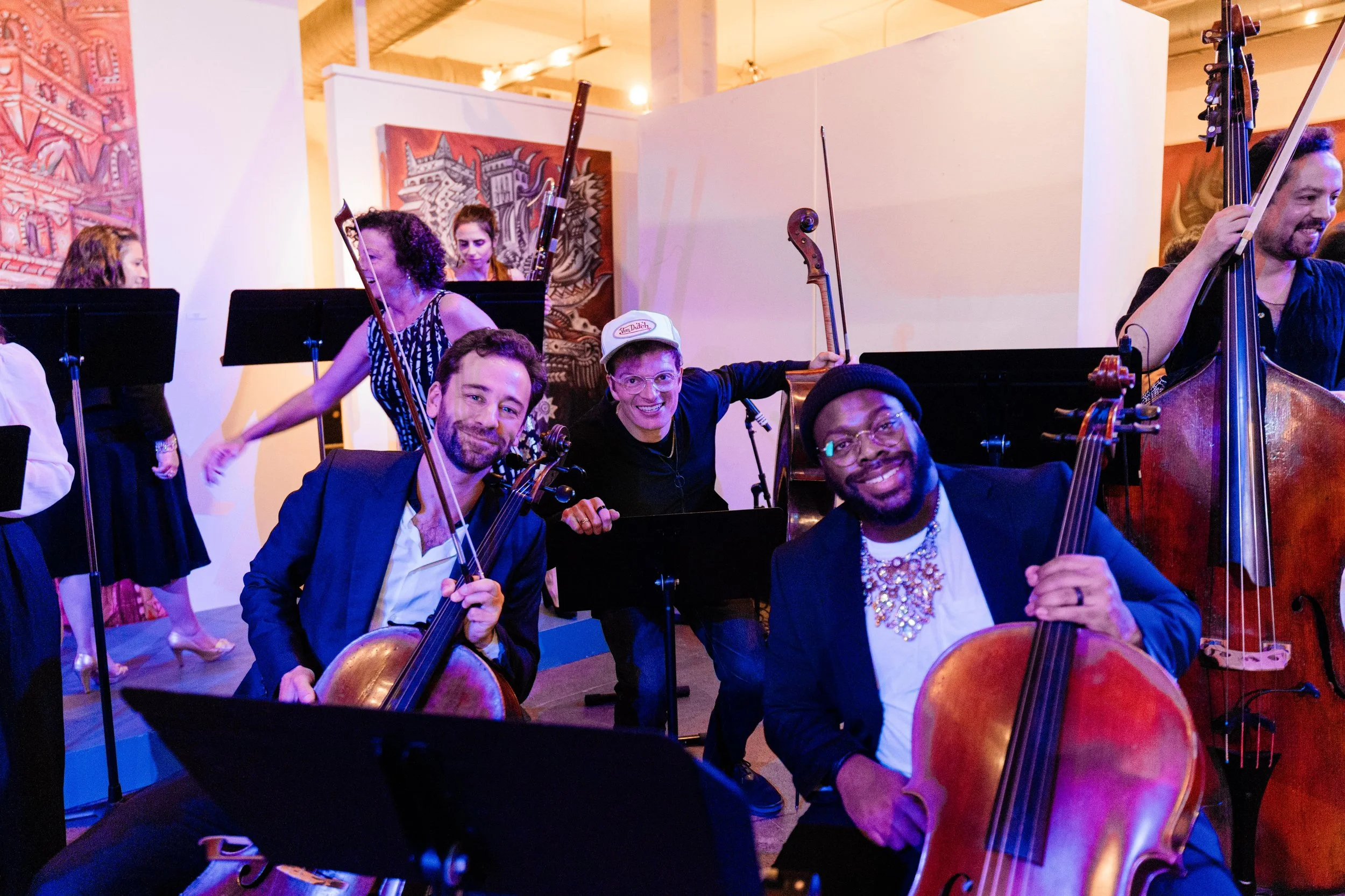 One Found Sound cellists, photo by @backstagejackson