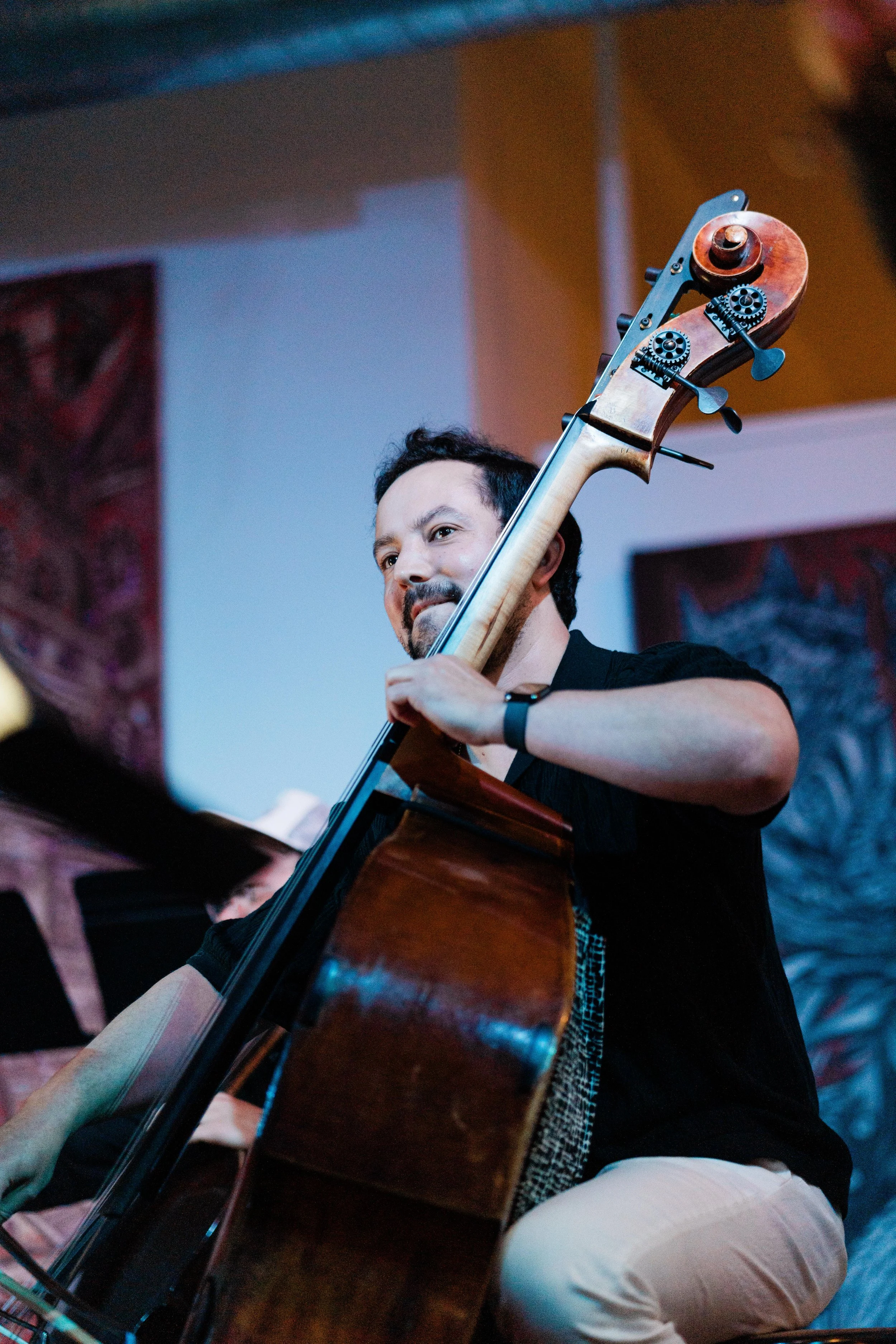 One Found Sound bassist, photo by @backstagejackson