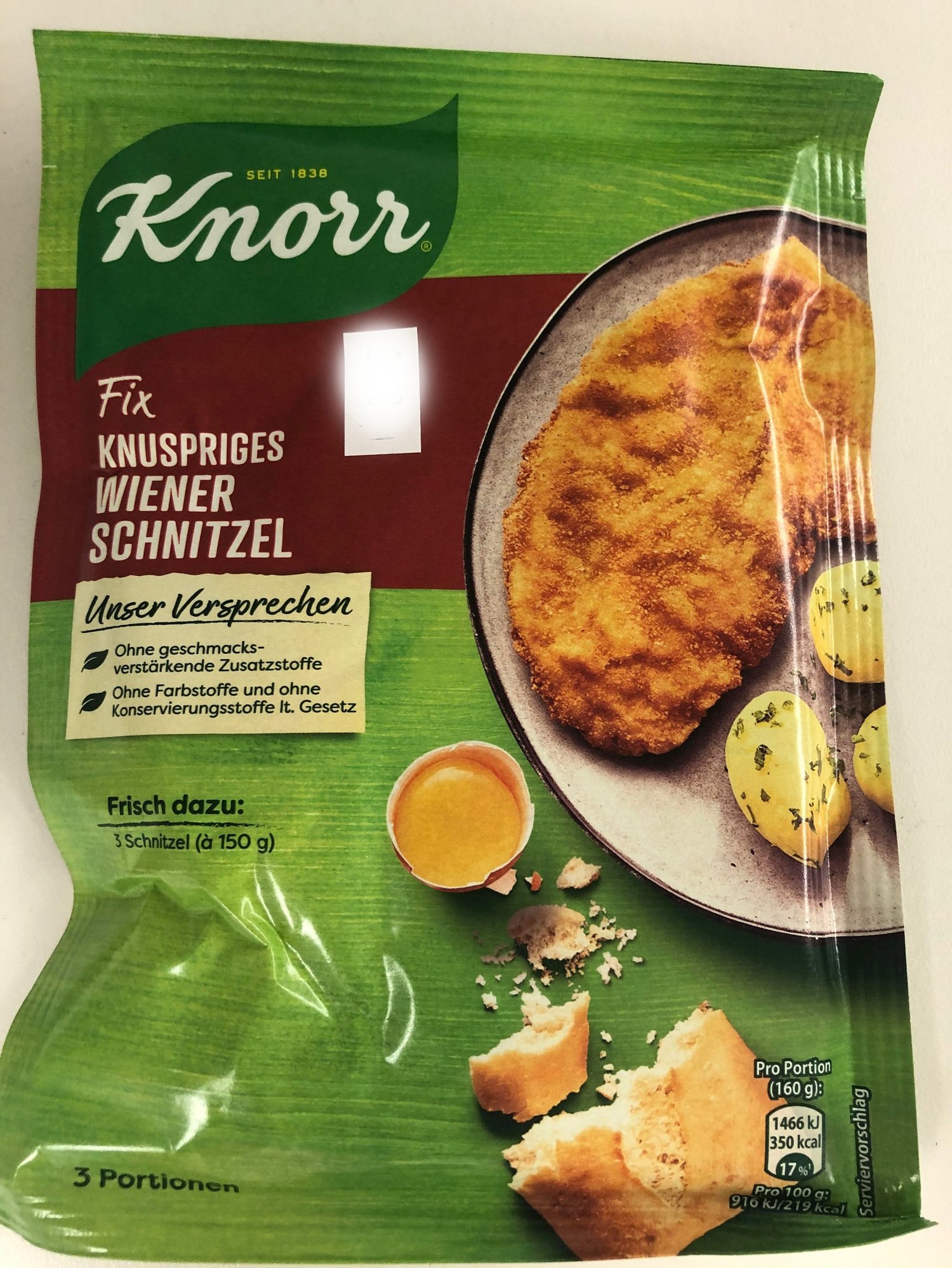 Knorr Fix Wiener Schnitzel — Alpine Delicatessen