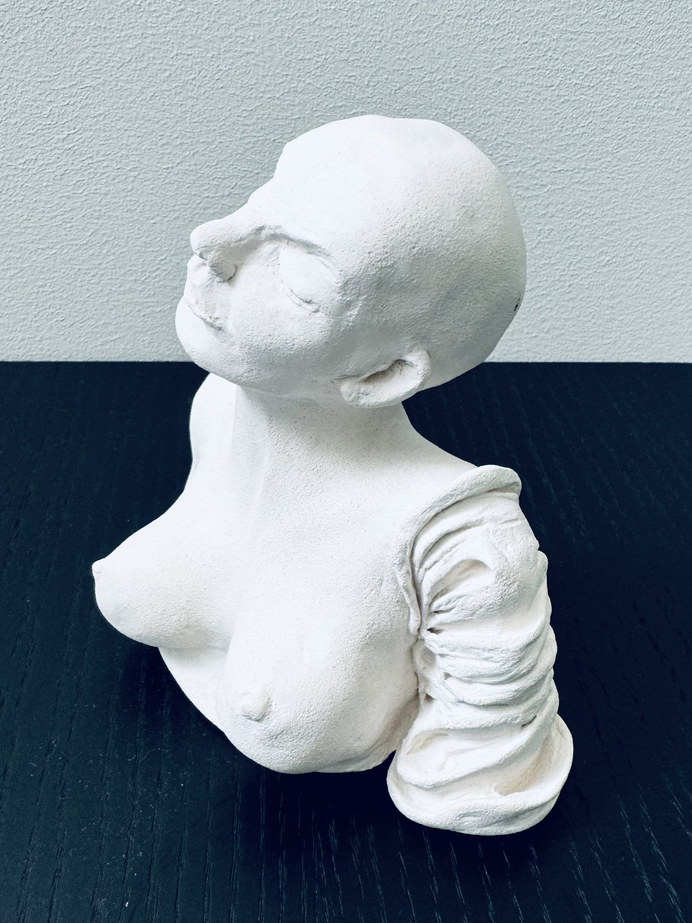 "Monk"
Ceramic (5" high) 2024