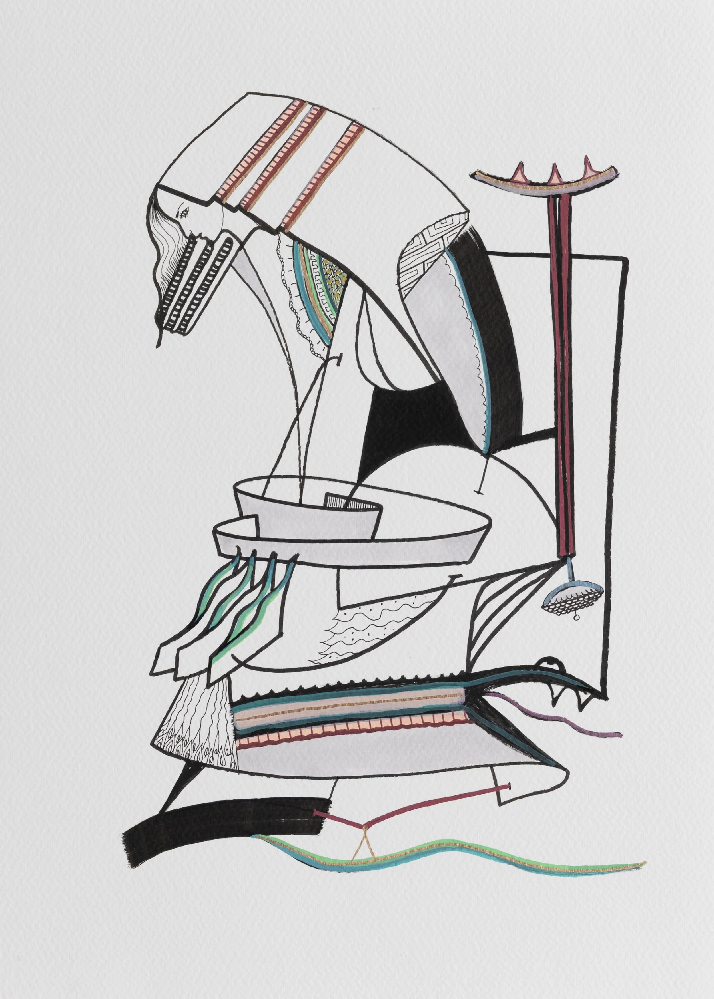 En équilibre
Mixed media on paper
2026
Private Collection