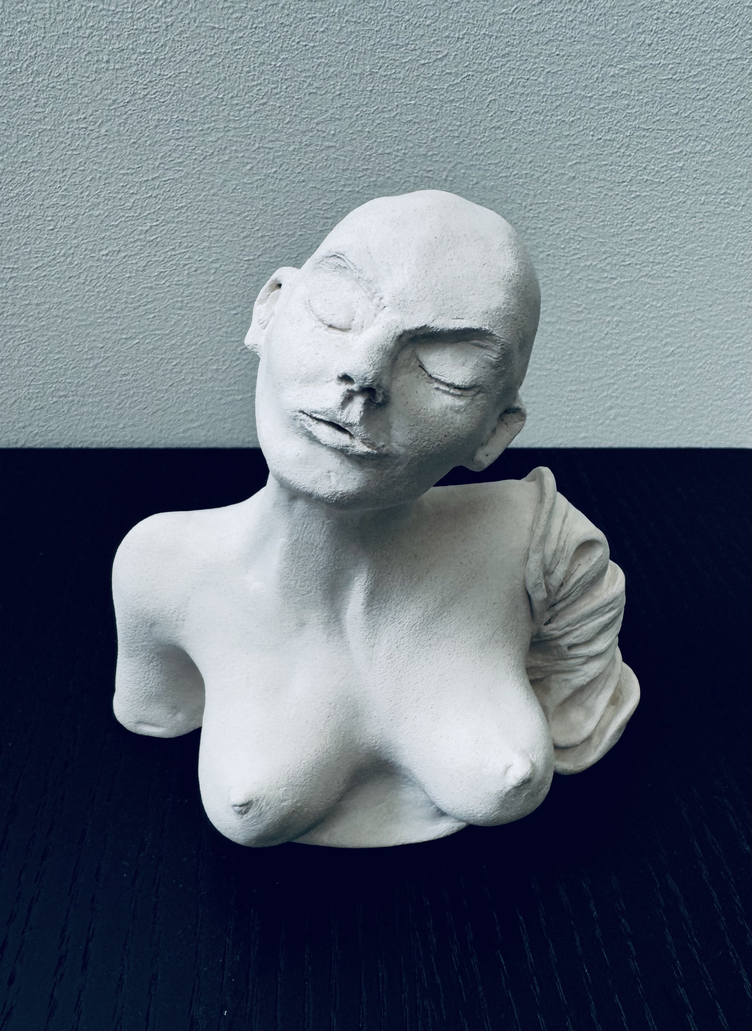 "Monk"
Ceramic (5" high) 2024