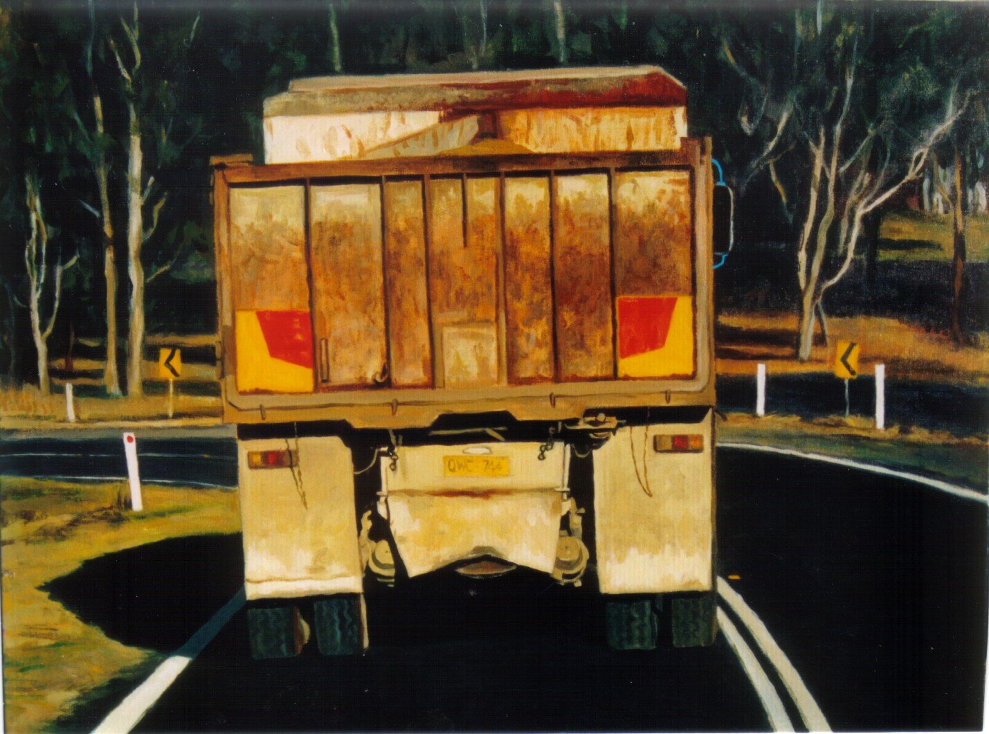 2001 Dirty tiptruck 61x82cm