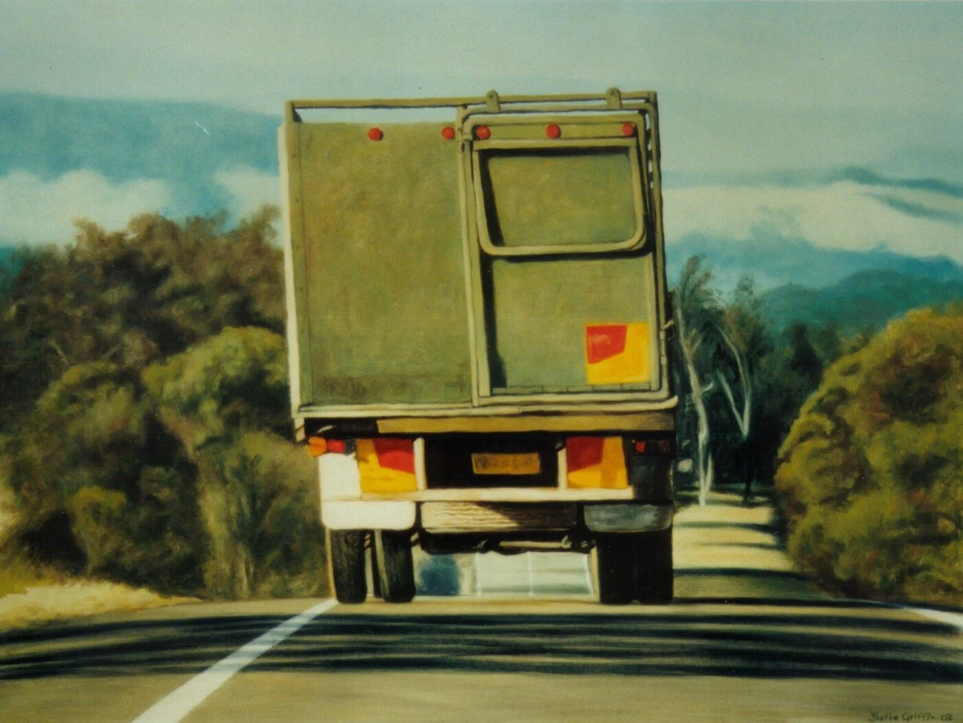 2002 Green Truck 98x130cm