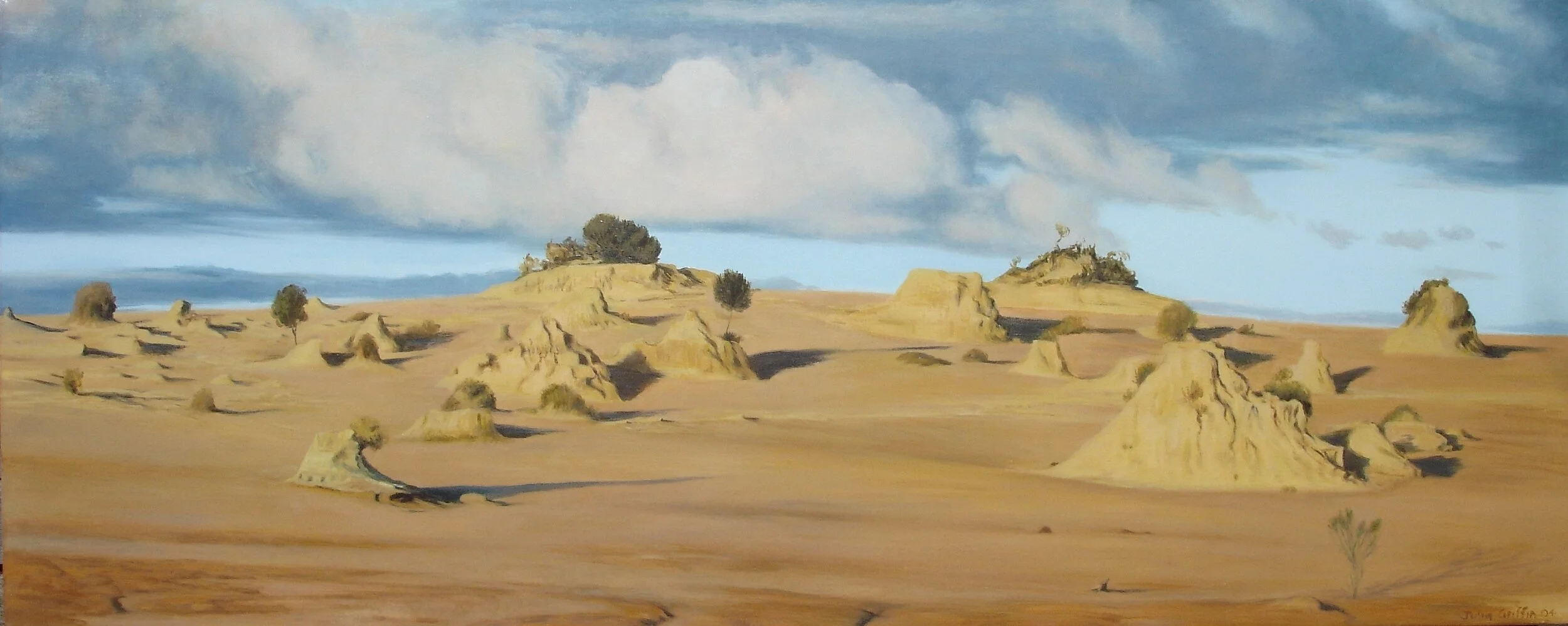 Lake Mungo lunette 2004-150x60cm