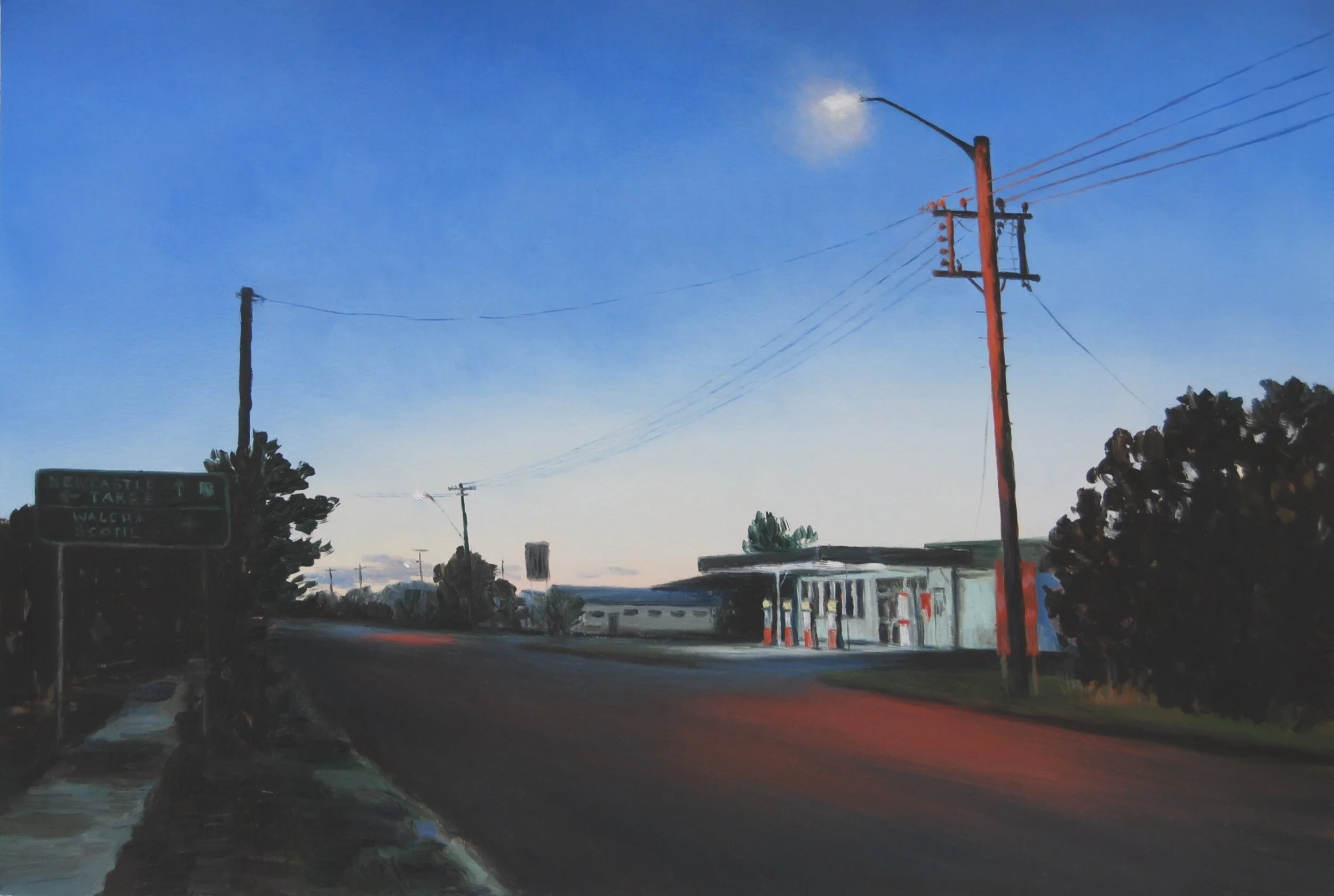 2009_Main_road_Gloucester_38x56cm