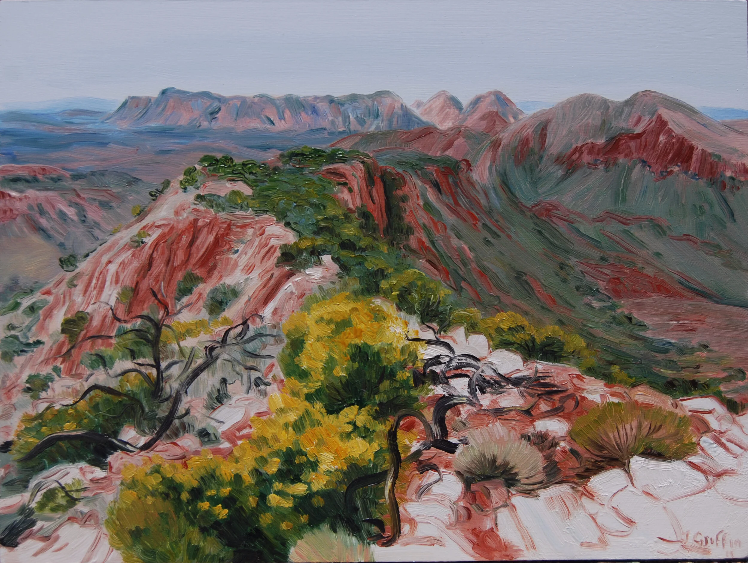 2011_East_to_the_Chewings_Ranges_ 20x27cm