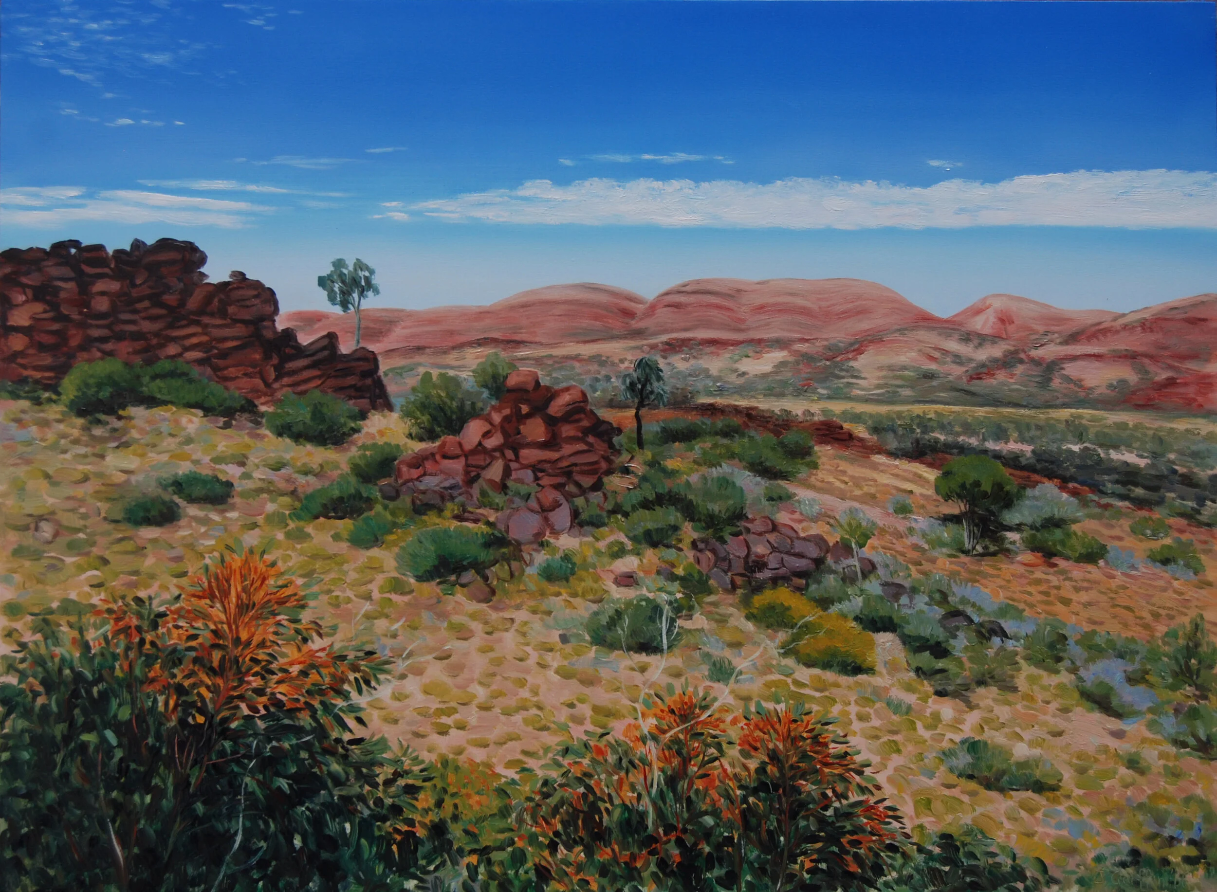 2011_In_the_West_Macdonnell_Range_45x61cm