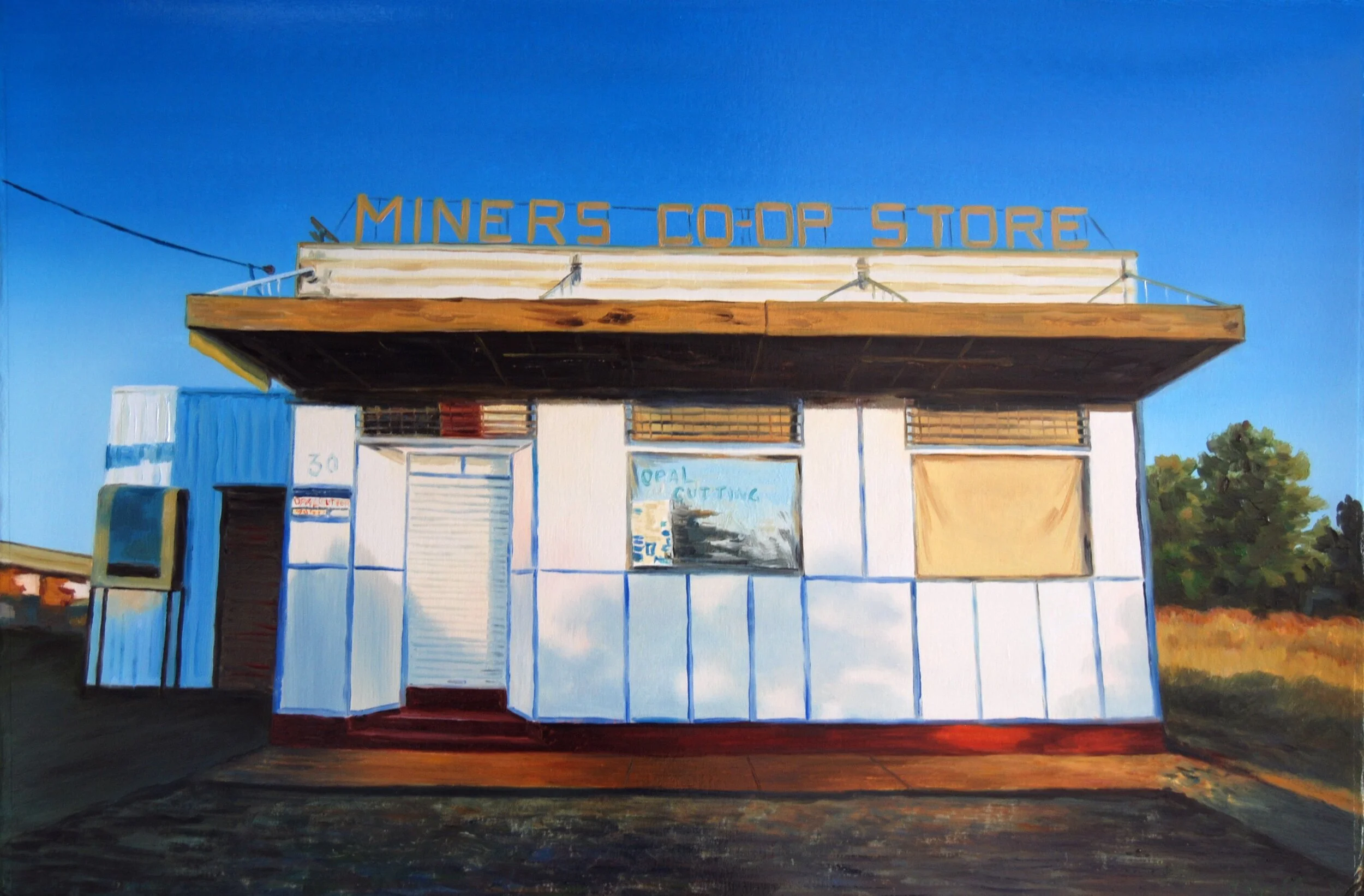 2010_Miners Co-op Store_oil on paper_ 38x56cm
