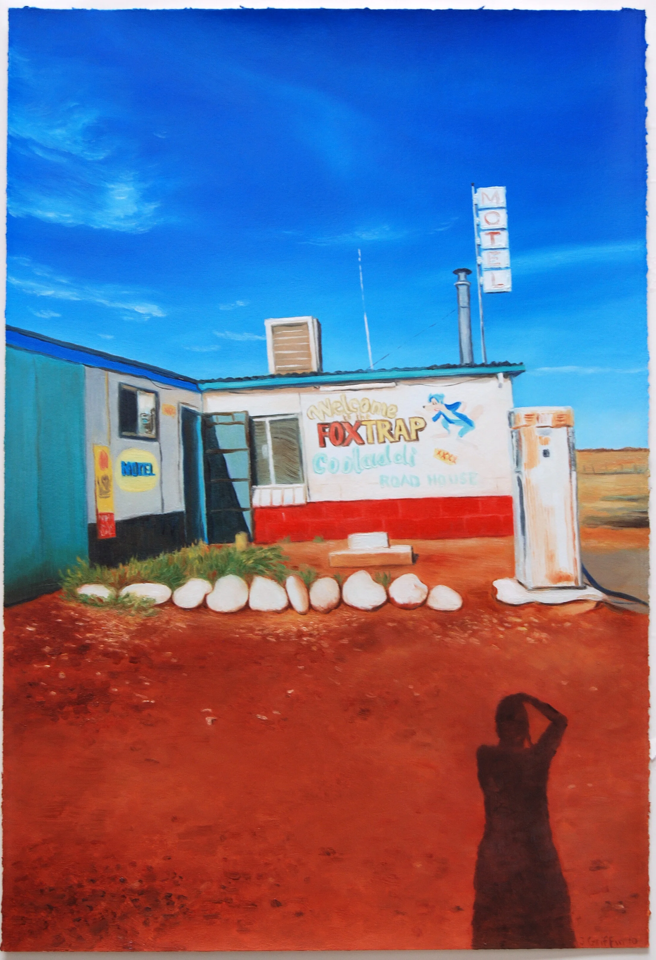 2010_Foxtrap_Roadhouse_oil on paper_56x38cmcm