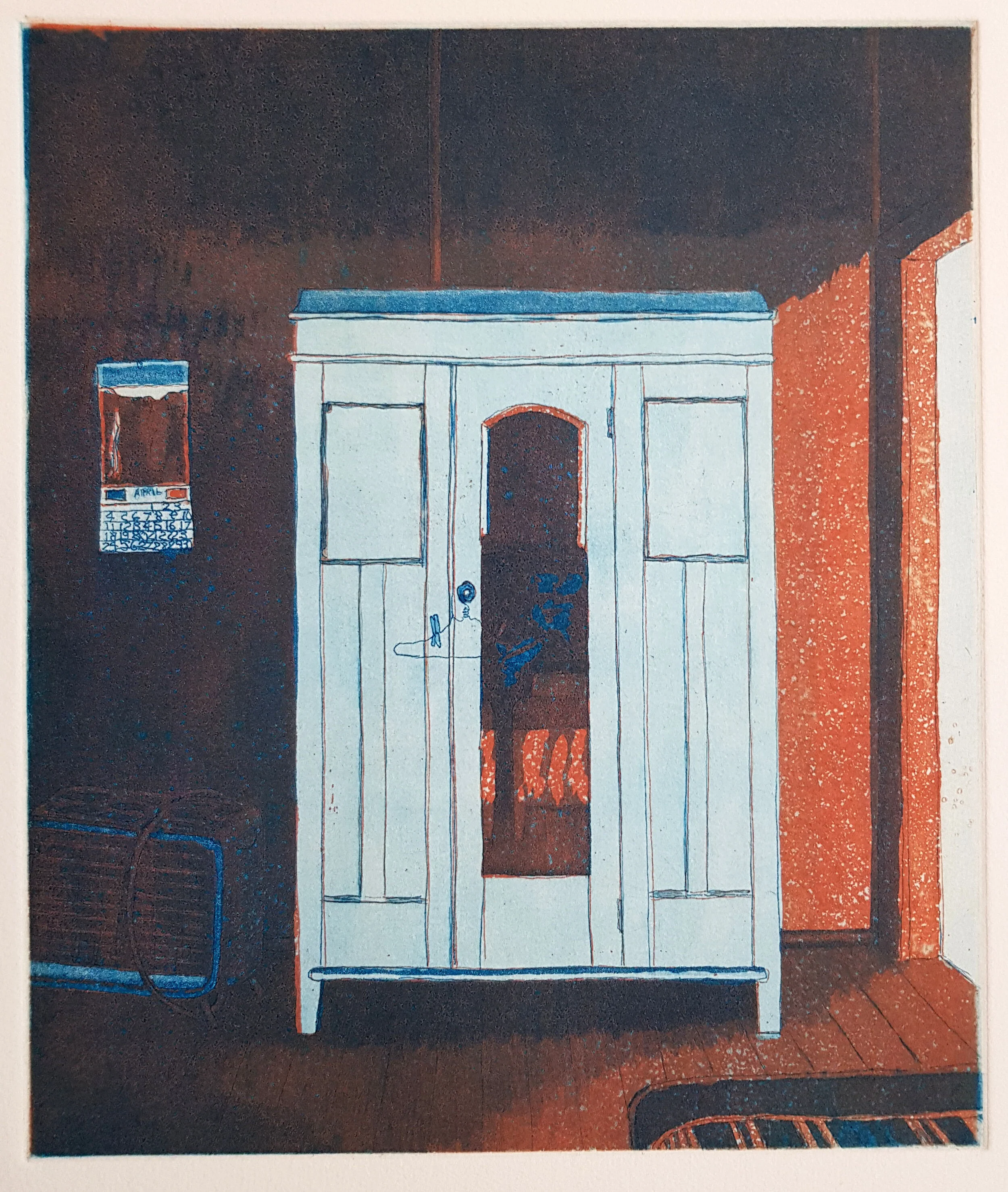 2019_Wardrobe and calendar_25x21cm_etching