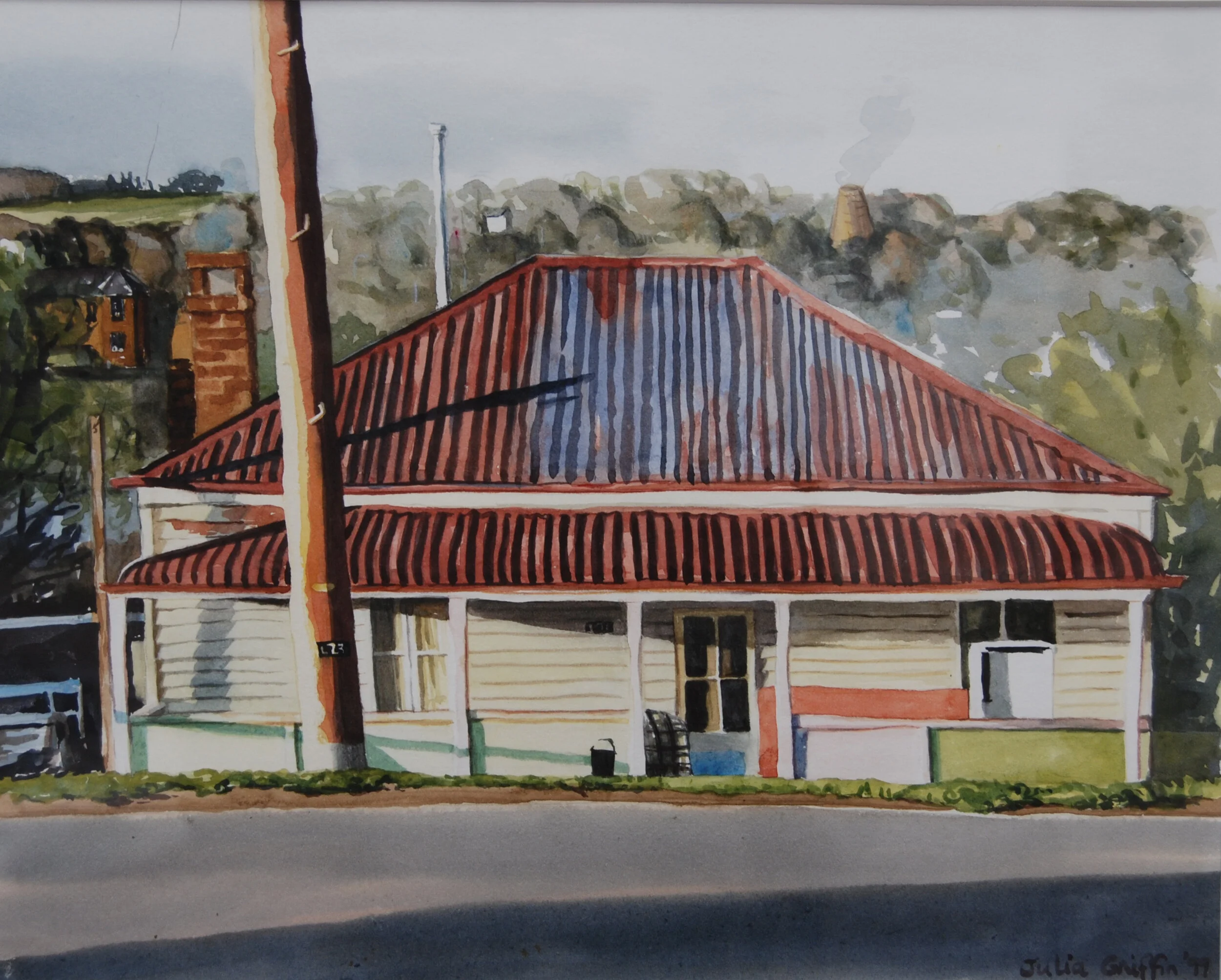 1999_Near the_end_of_town_ 32x25cm