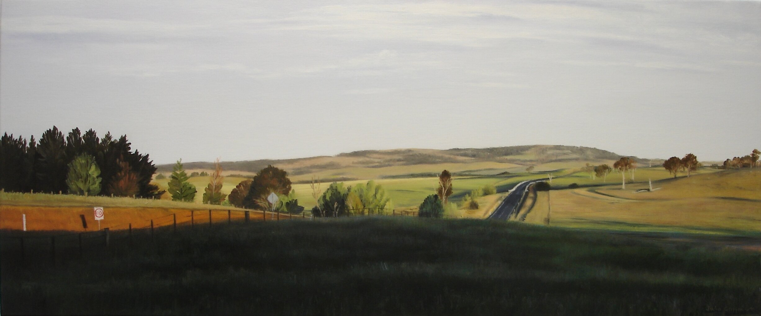 Oxley Highway 2004 110x46cm