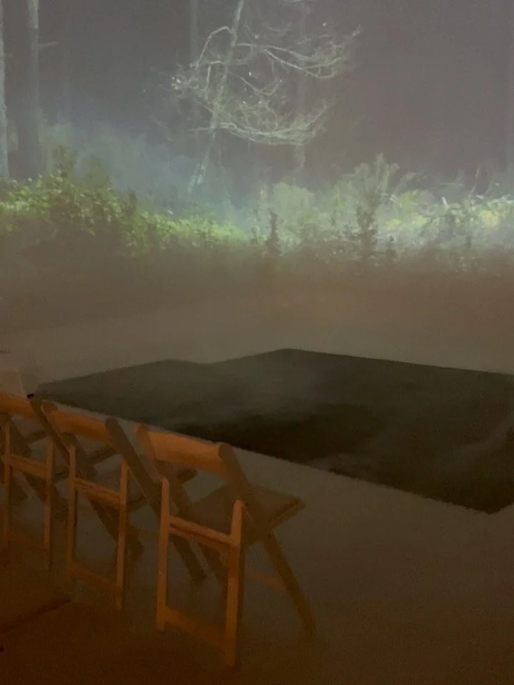 🪄Pulling Back the Curtain✨

about a month before the performance, we had the artistic director and president of Continuum Vocal Ensemble visit Bruton Stroube Studios and come view the space. at the end of the tour, @lucasjharger nonchalantly said, &