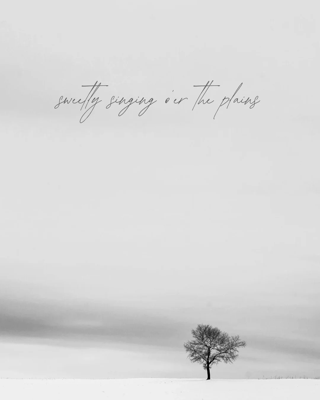 well&hellip;since there is still snow on the ground, holiday parties to be had, and Christmas cookies on the counter&hellip; 🎁

I guess it&rsquo;s time to share my second holiday ep called, &ldquo;sweetly singing o&rsquo;er the plains&rdquo; 💿

thi