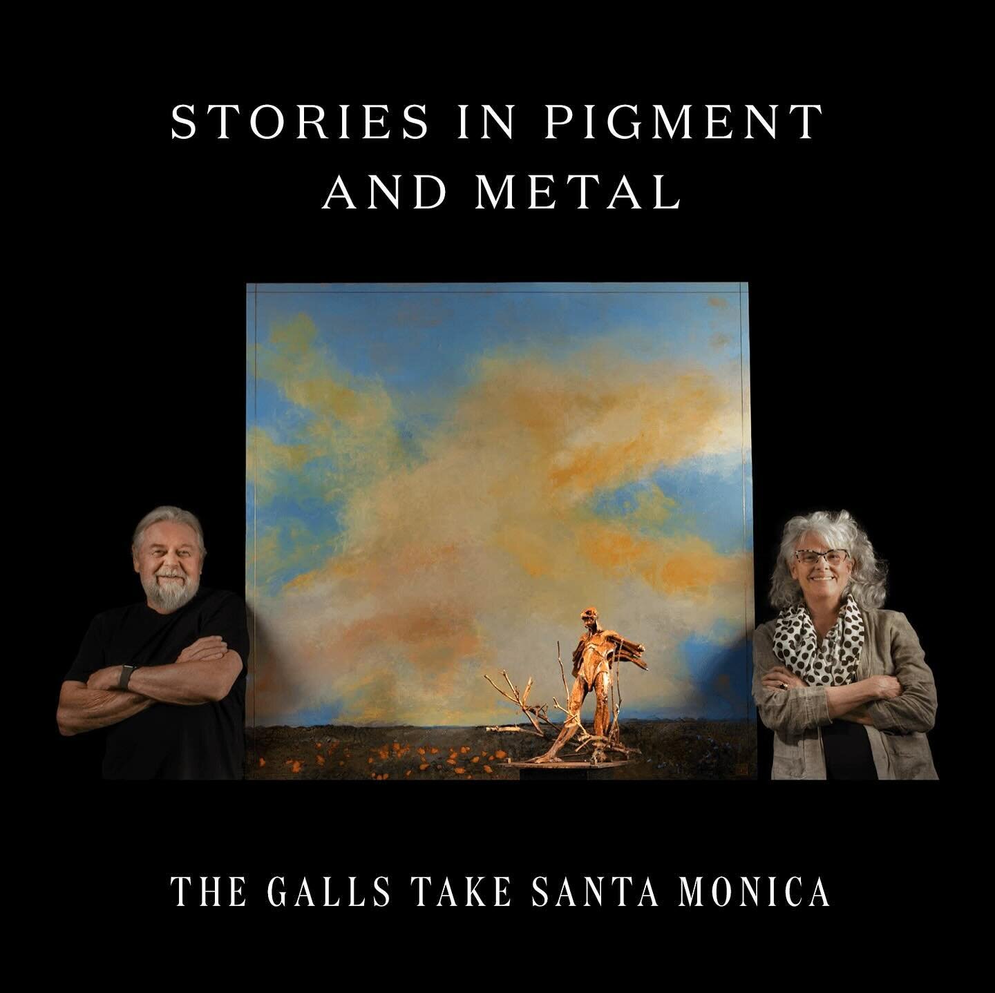 Ojai artists&nbsp;Ted and Wrona Gall invade Santa Monica! Opening this weekend at Bergamot Station's acclaimed bG Gallery, this show is&nbsp;a spellbinding joint exhibition, &ldquo;Stories in Pigment &amp; Metal,&rdquo; on view from November 11th to 