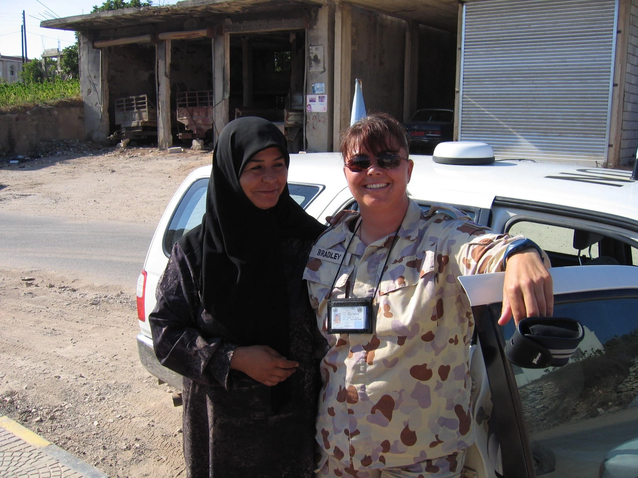 On the streets of Southern Lebanon as a United Nations Peacekeeper.