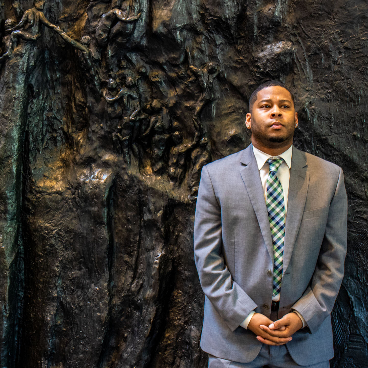 Tour guide at National Civil Rights Museum, Memphis, TN_Civil_rights_tour_20181001_©HowardWolff-27.jpg