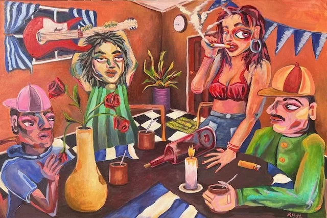 "Afterparty" - Oil on Canvas - 2022