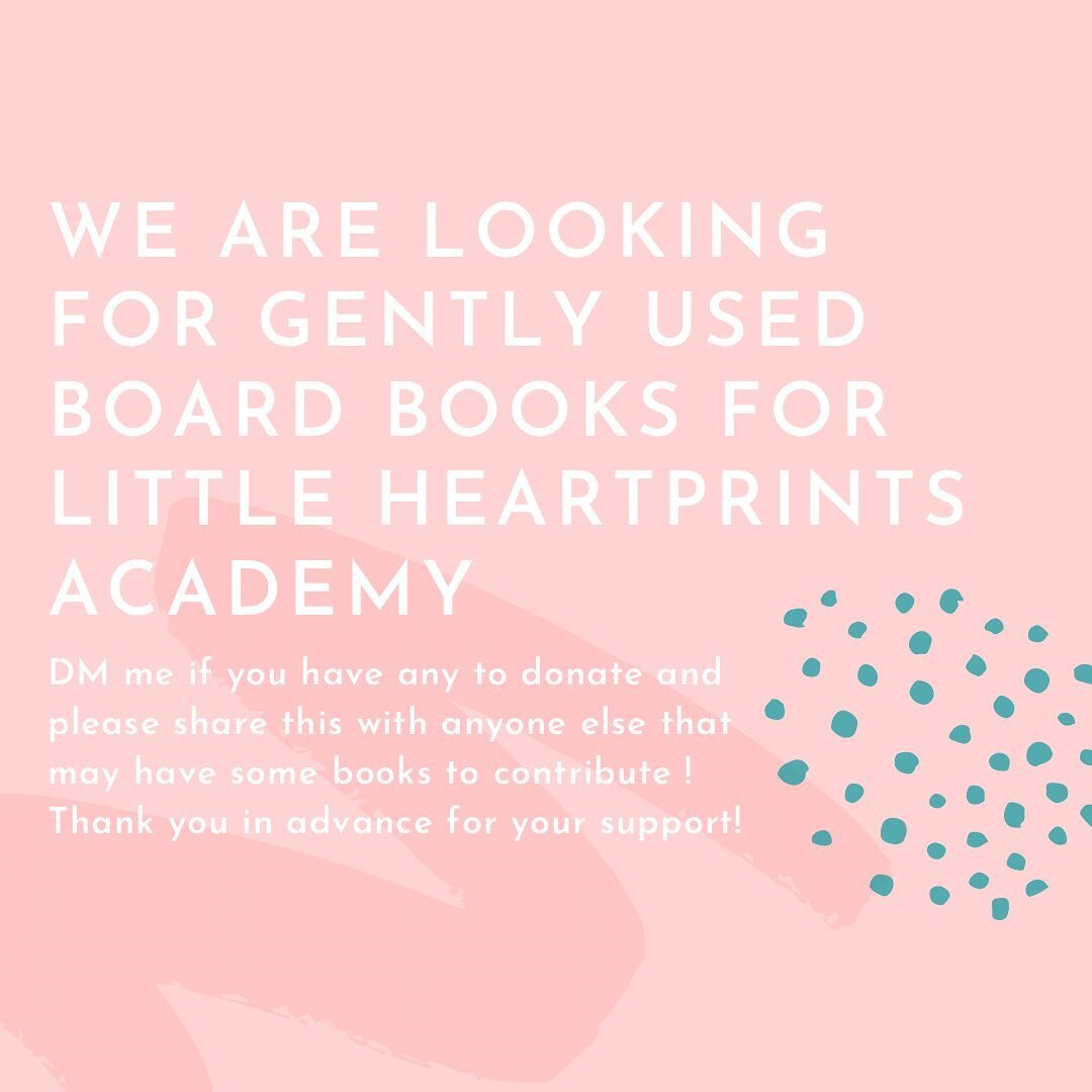 B O O K S

We love books and we know how crucial early literacy is in helping with brain development, language acquisition, bonding, cultivating a love of reading and imagination and deepening children&rsquo;s knowledge. 

So if you or someone you kn