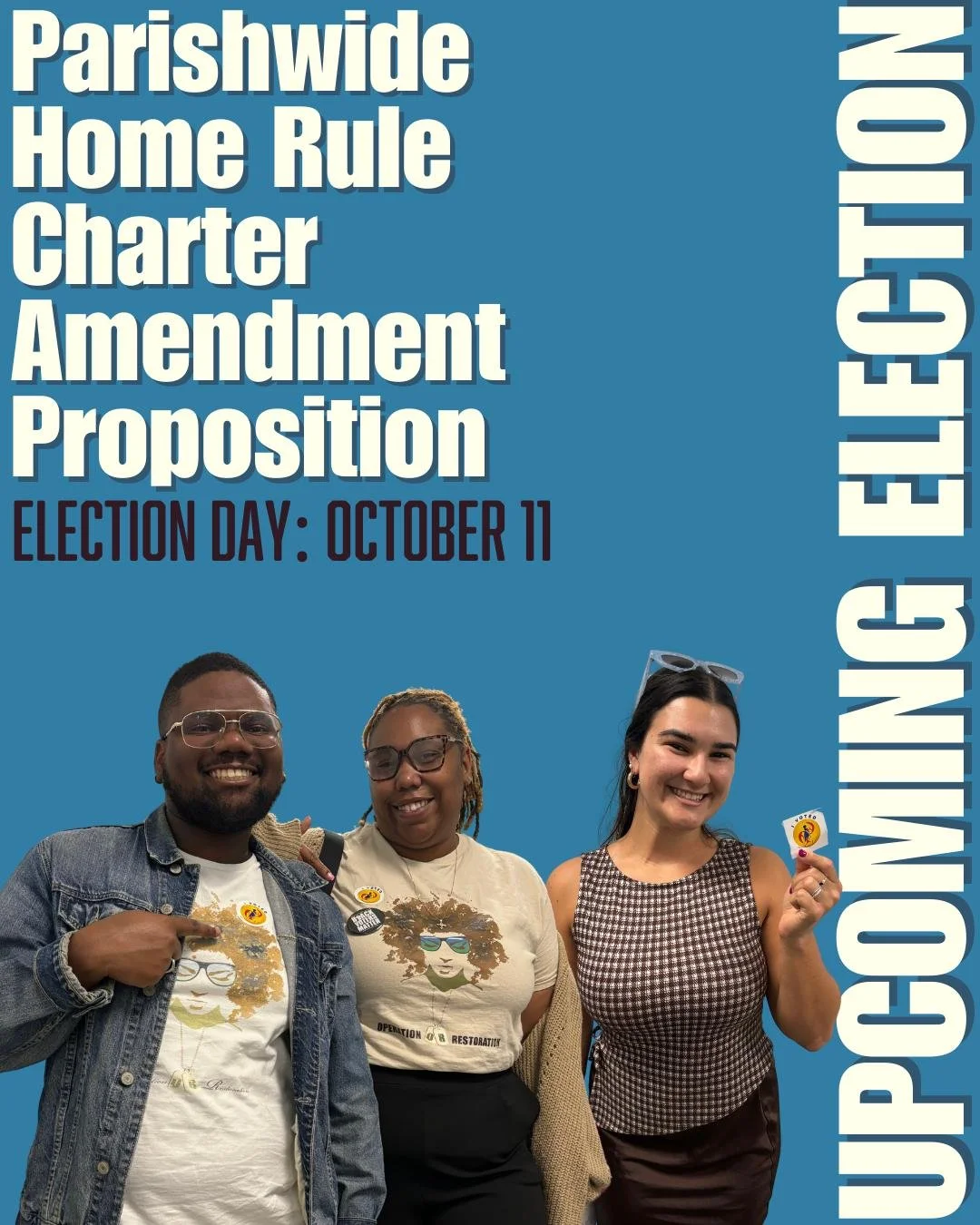 🗳️ New Orleans Ballot Measure: What You Need to Know for the October 11 Election

Voters in New Orleans will decide on a proposed amendment to the Home Rule Charter. The change would add conviction history to the list of protected categories in the 
