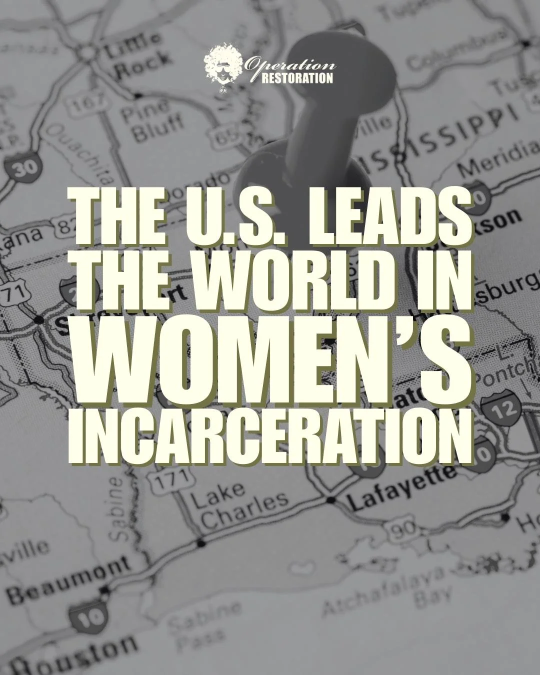 Louisiana is incarcerating women at one of the highest rates in the world. Most are locked up for non-violent offenses, and many are held pretrial simply because they cannot afford bail. This is not justice. It is punishment for poverty and survival.