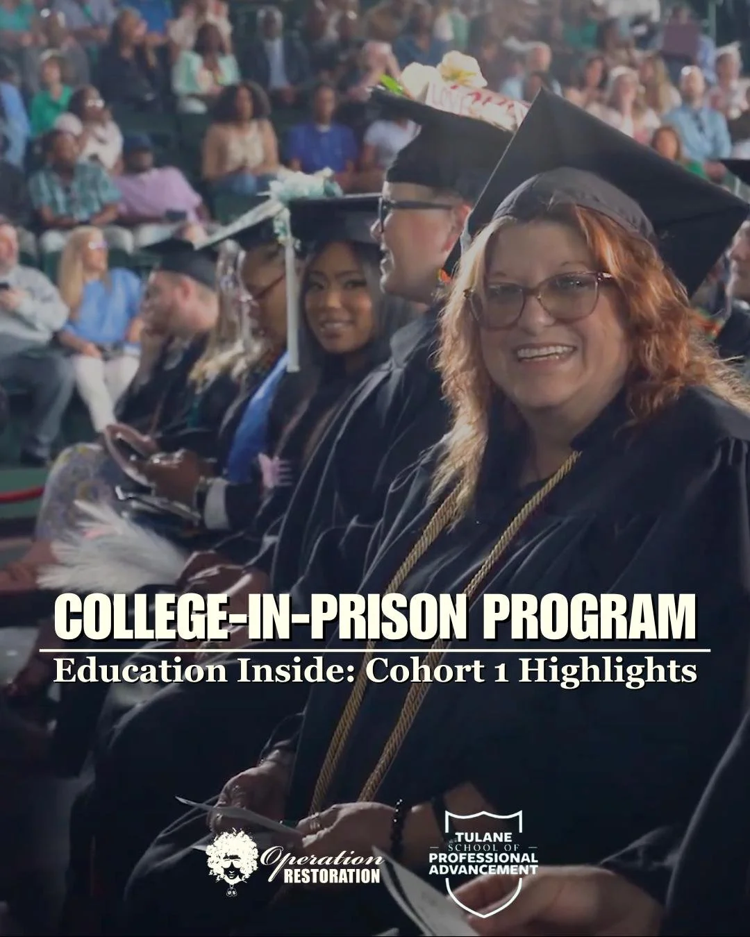 π Cohort 1: A Milestone in the Making
After years of partnership with @tulanesopa, our College-in-Prison program has reached a major moment. Cohort 1 has completed their coursework to receive their bachelor’s degrees, and the results are worth