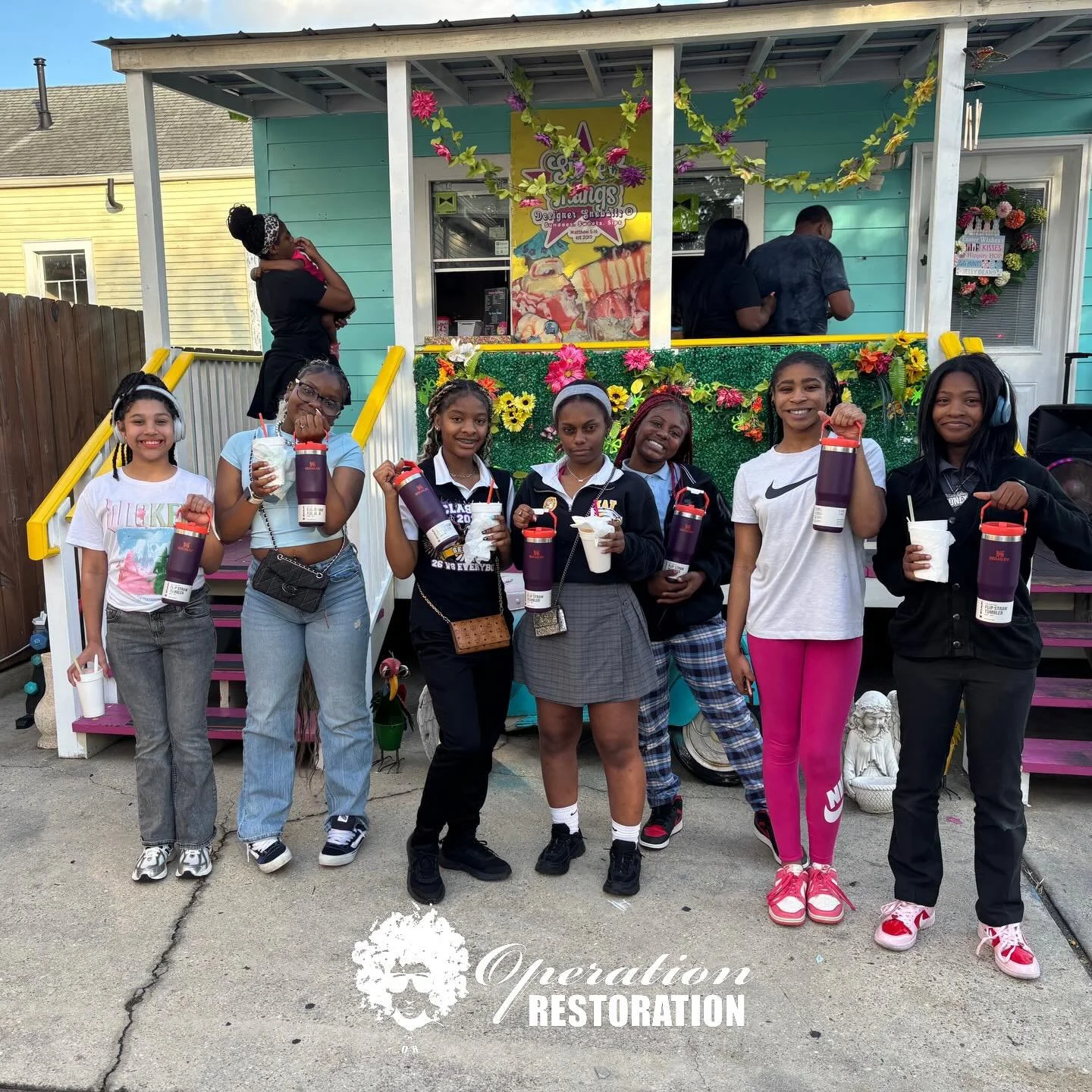 Operation Girls had the sweetest time at Sweet Thangs NOLA for our Academic Snowball Social 🍧💜

We checked in on academic progress, set goals for the week ahead, and celebrated the close of another school year!

Special shoutout to Sweet Thangs for