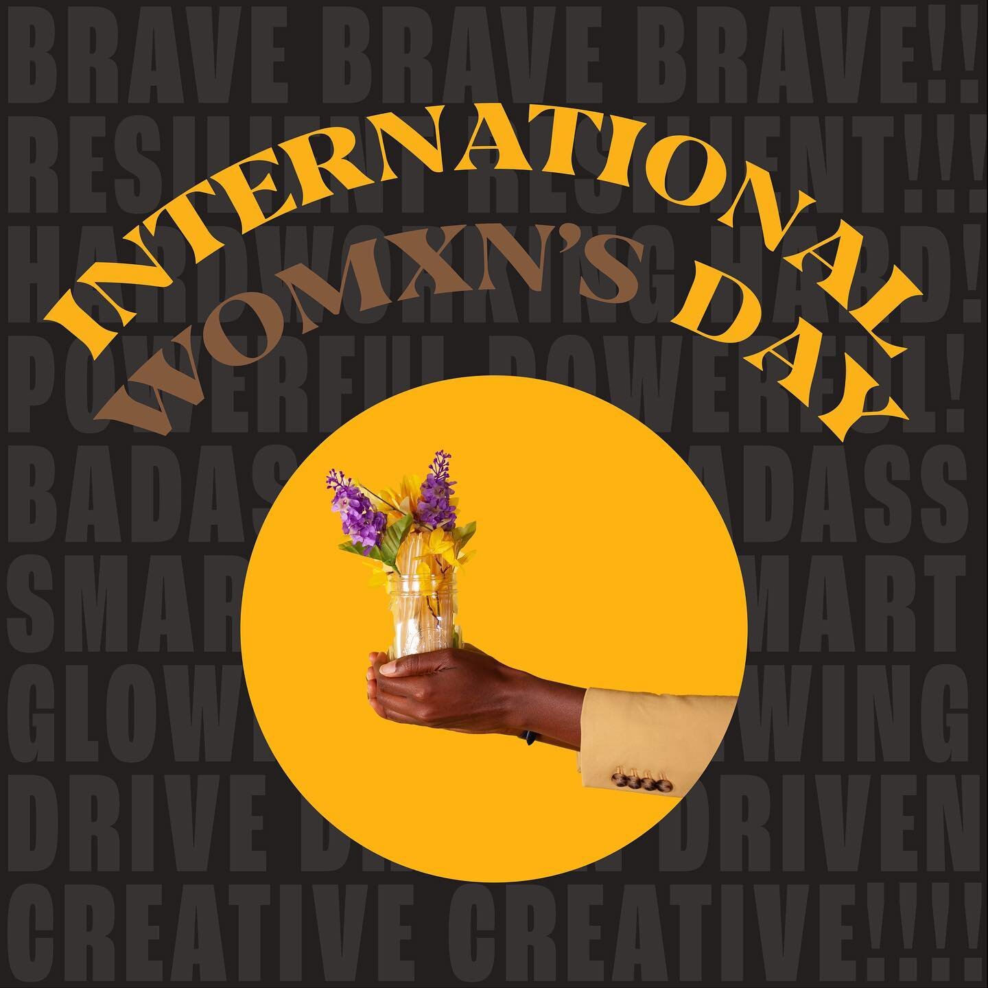 Happy International Womxn&rsquo;s Day!! 
To all the badass, hardworking &amp; powerful Womxn, celebrate yourself 💛
#internationalwomensday #smallbusiness #womenowned #blackowned #webdesign #branding