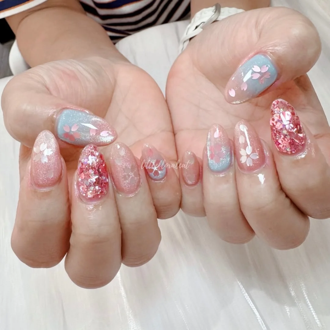 🌸🩵🍇 cherry blossom nails 🍡🍵✨

📲 Book your appointment via Whatsapp 97211418, Instagram DM, or Telegram @littlefloralcat

📍317 Outram Road Concorde Shopping Centre #02-30 S169075 (beside Havelock MRT) 

⏰ By appointment only, open daily from 10