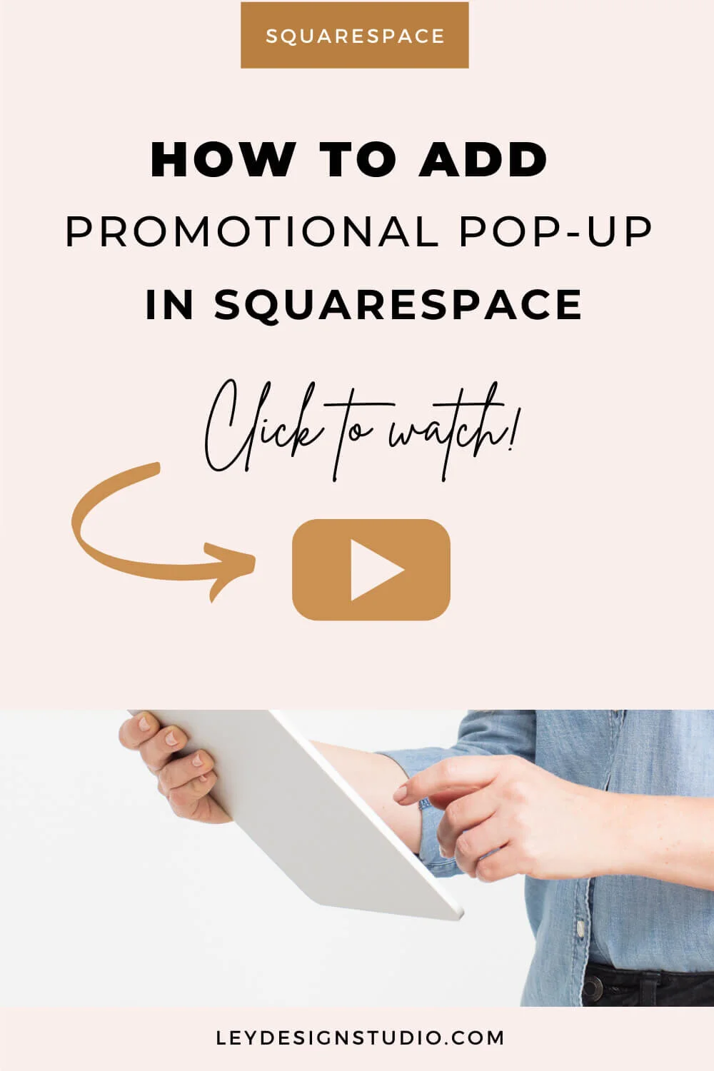 How to add a promotional popup in Squarespace