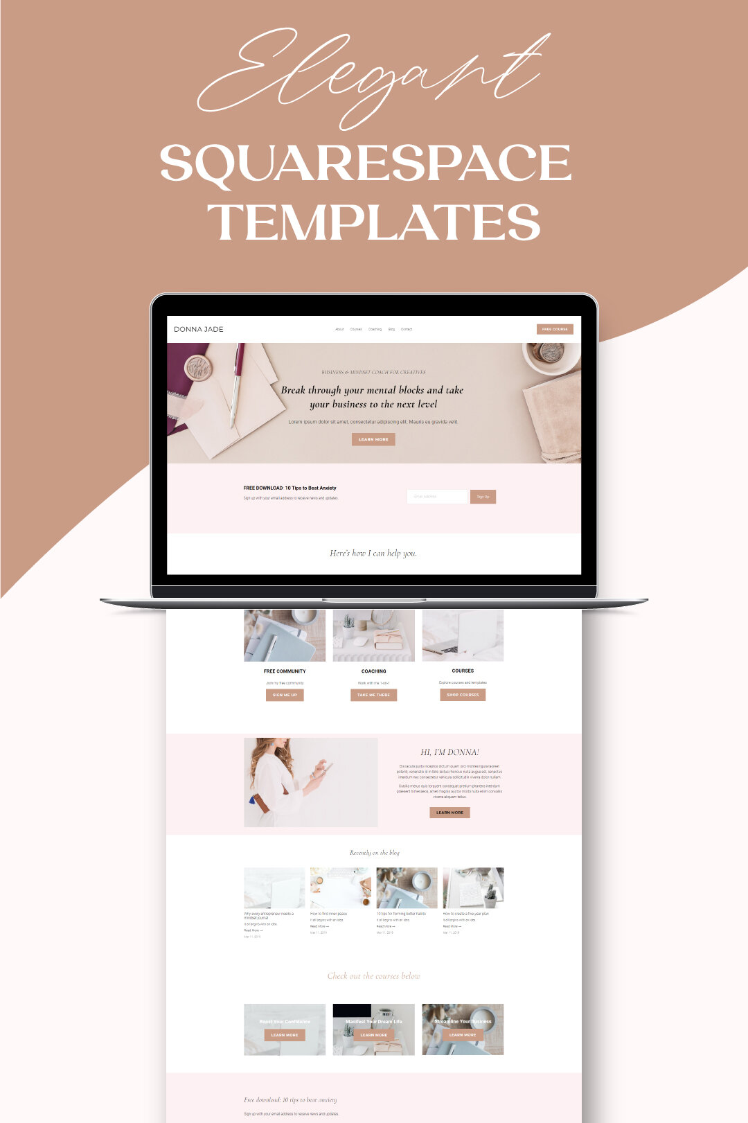 Donna Squarespace Template