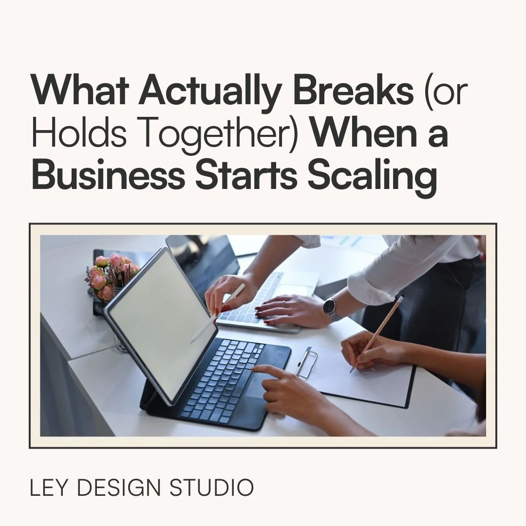 What Actually Breaks (or Holds Together) When a Business Starts Scaling