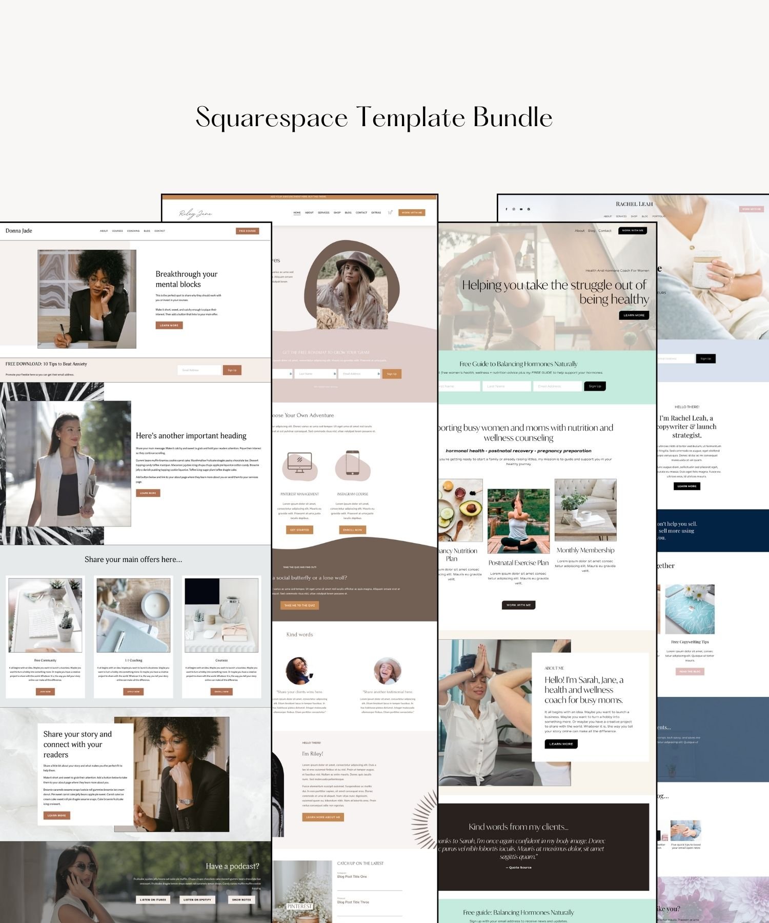 Squarespace templates and design kits Squarespace templates and design kits