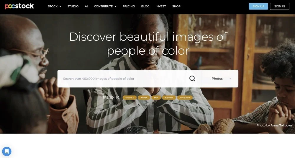 pocstock leading resources for diversity stock photography