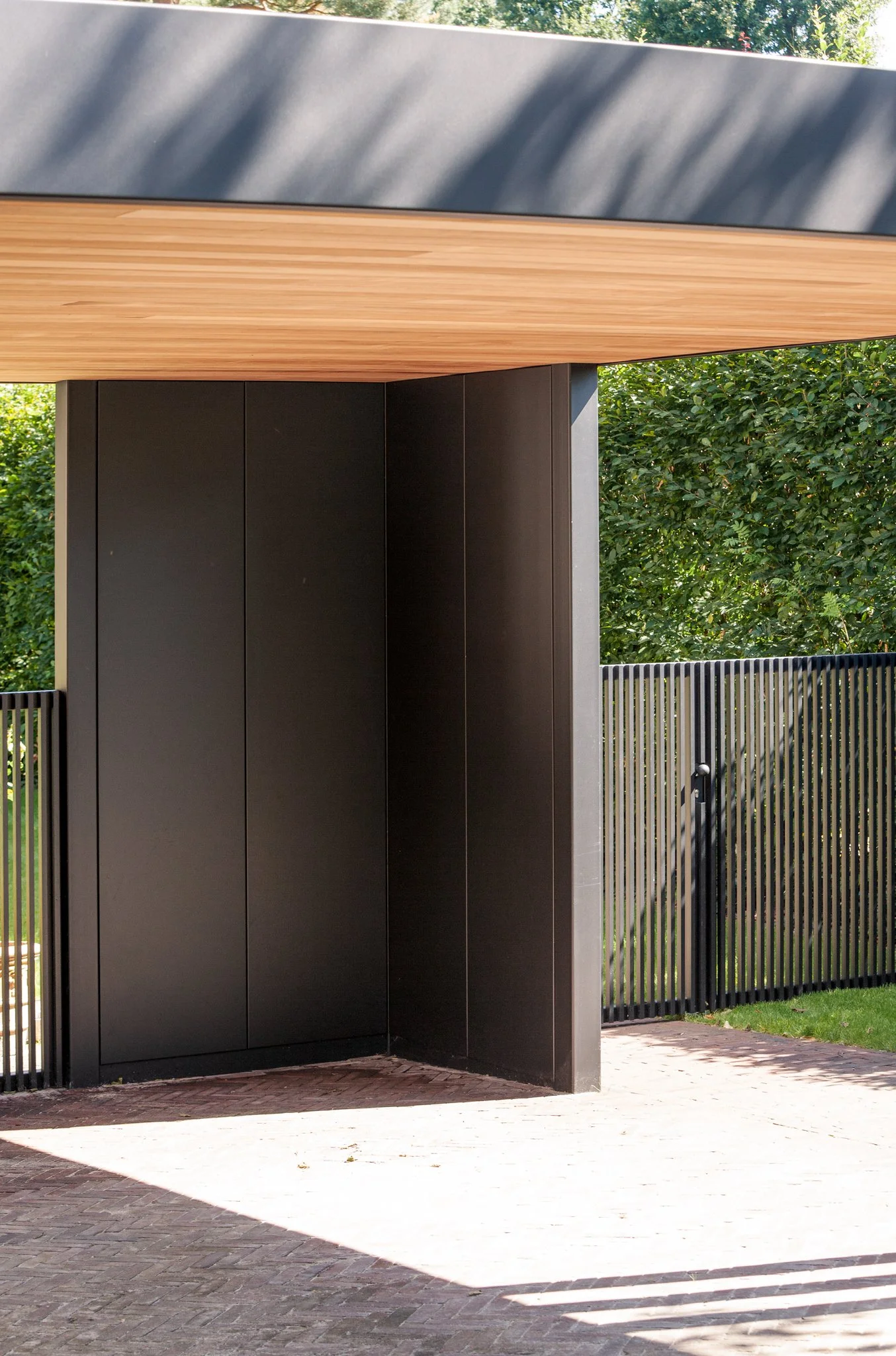 Accentmuur in aluminium