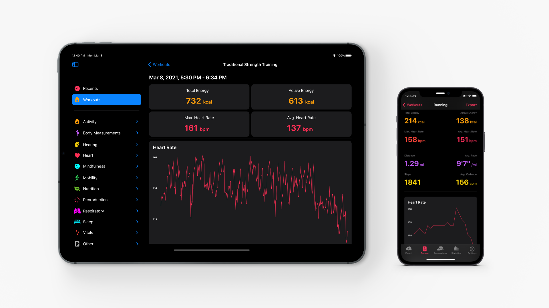 View Apple Fitness Workouts on Mac and iPad — Health Auto Export