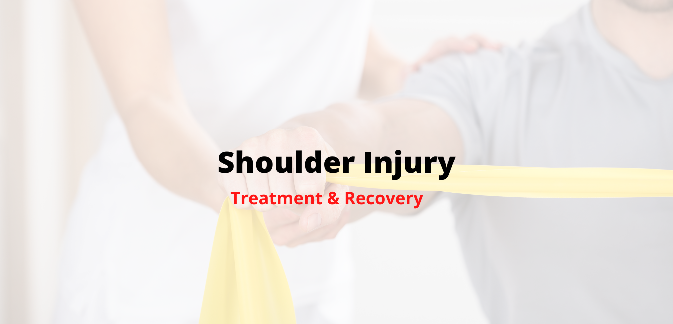 A shoulder injury being treated by a physiotherapist in Kew in one of the best clinics in Melbourne
