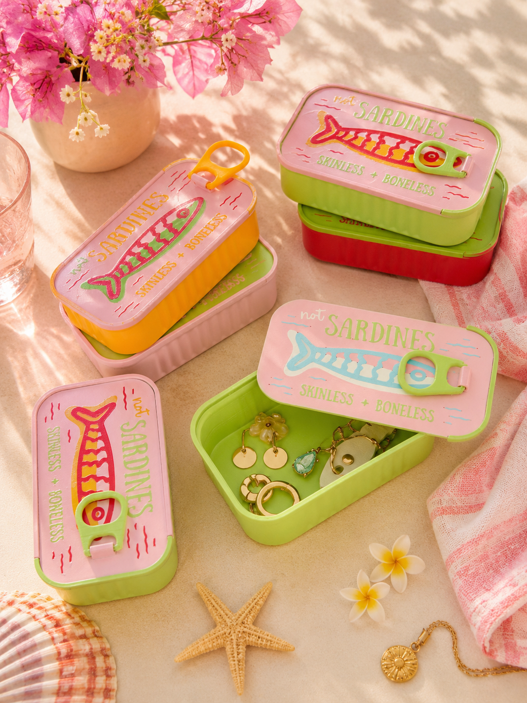 Boîte « NotSardines » Rangement  Bijoux 3D