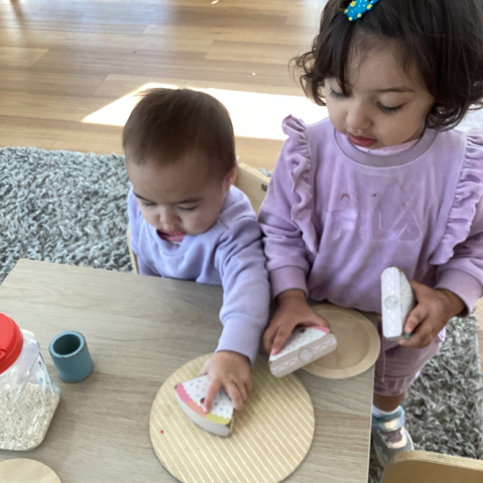 🏠👶 Sparking Imagination and Learning Through Role Play in Our Home Corner! 🍰🍳

It's a joyous sight in our toddler room as little ones immerse themselves in imaginative play at our home corner! 🌟 From feeding baby dolls delicious cake to whipping