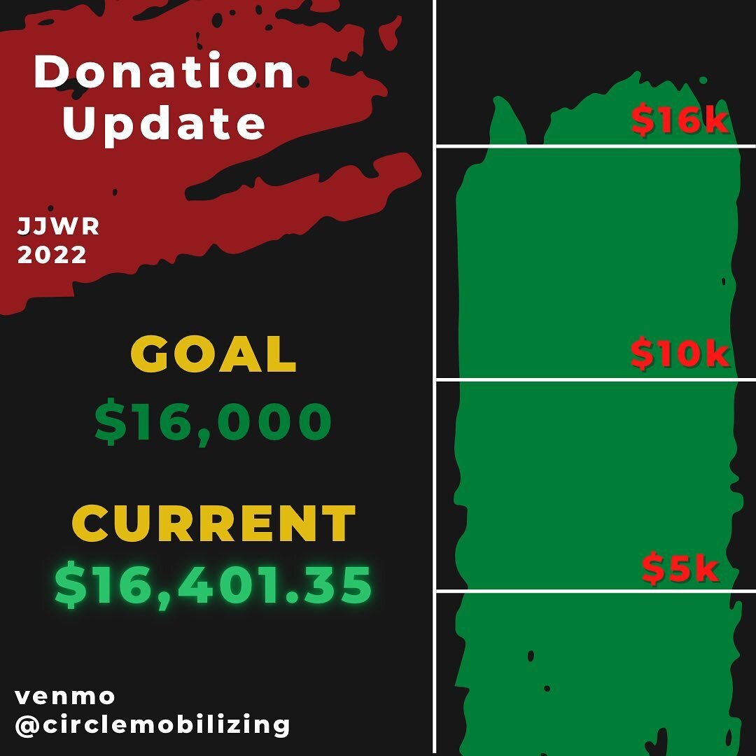 We reached our goal! And we still have one day left! Keep sending money until 7/19 so we have even more to redistribute towards Black education! Find the link to donate in our bio as well as our suggested educational resources. Already donated? Make 