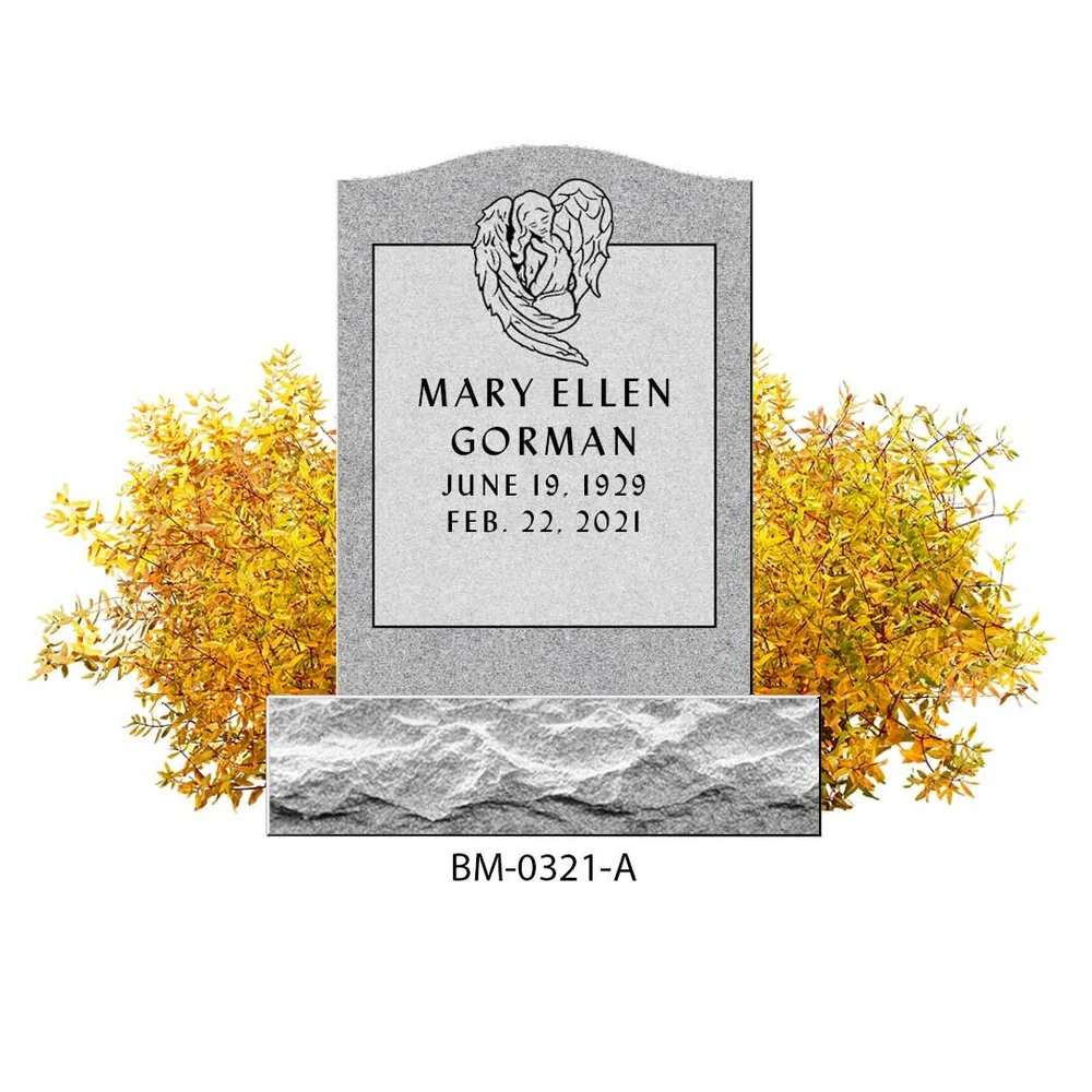 Single Upright Headstone, Gravestone, and Tombstone Prices — Brown ...