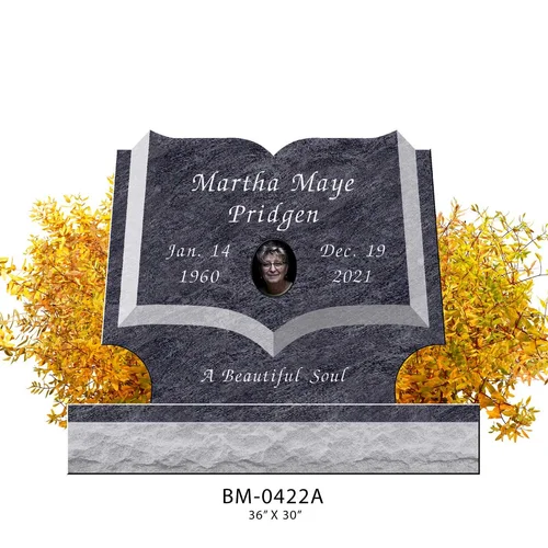 Single Upright Headstone, Gravestone, and Tombstone Prices — Brown